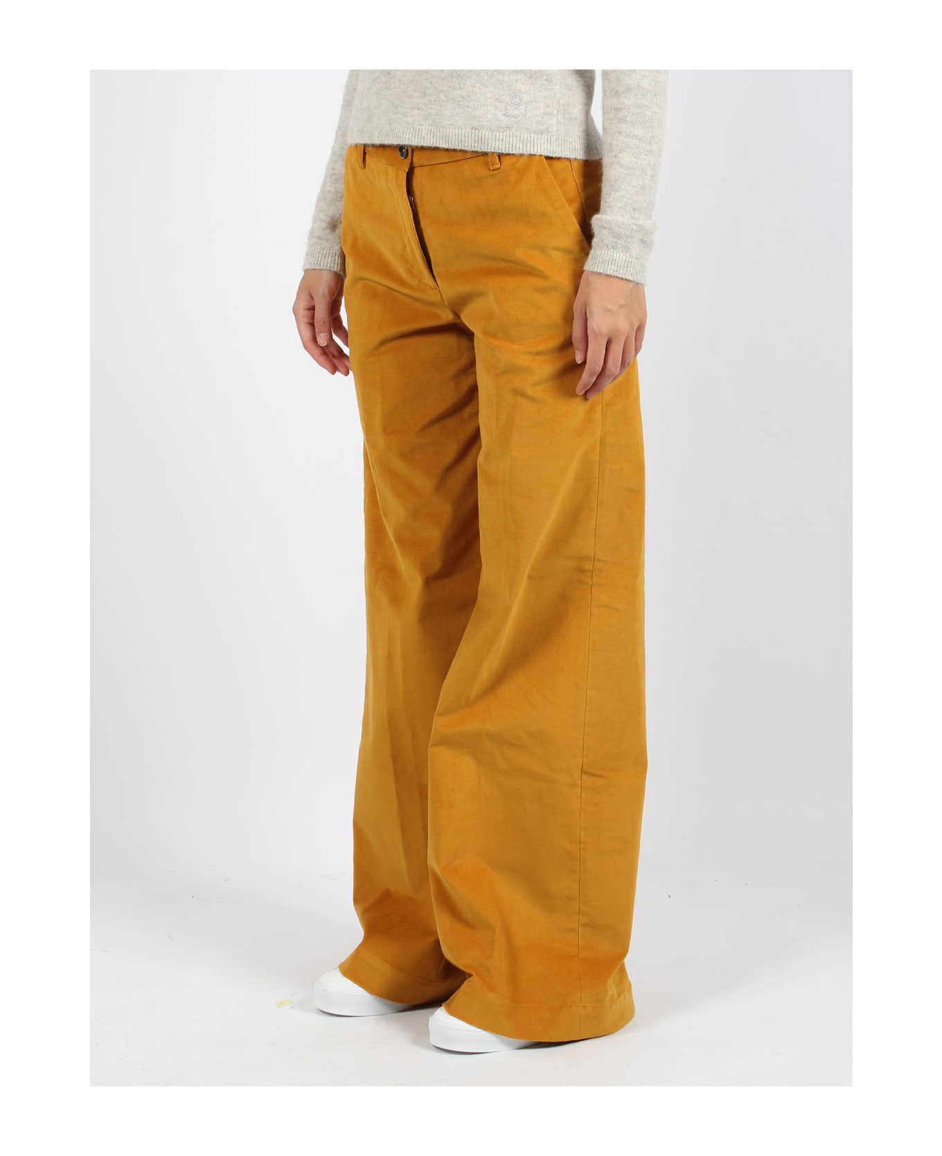 Nine in the Morning Nadia Trousers - Yellow & Orange