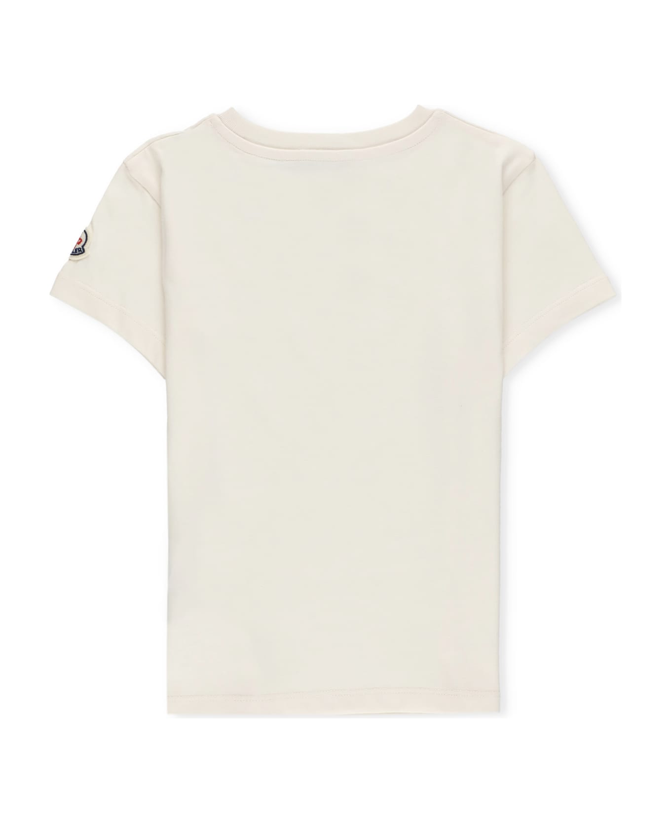 Moncler T-shirt With Logo - Ivory