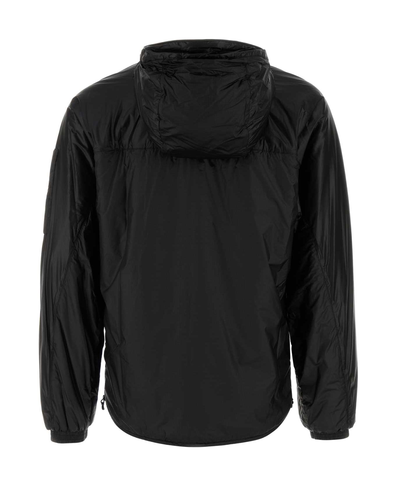 C.P. Company Black Nylon Padded Jacket - Black