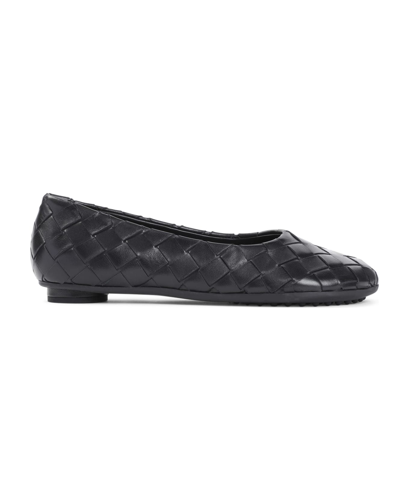 Bottega Veneta Intrecciato Ballerinas - Black