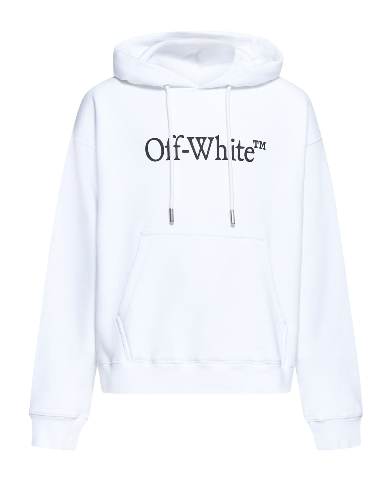Off-White Big Bookish Skate Hoodie - White Black ニットウェア