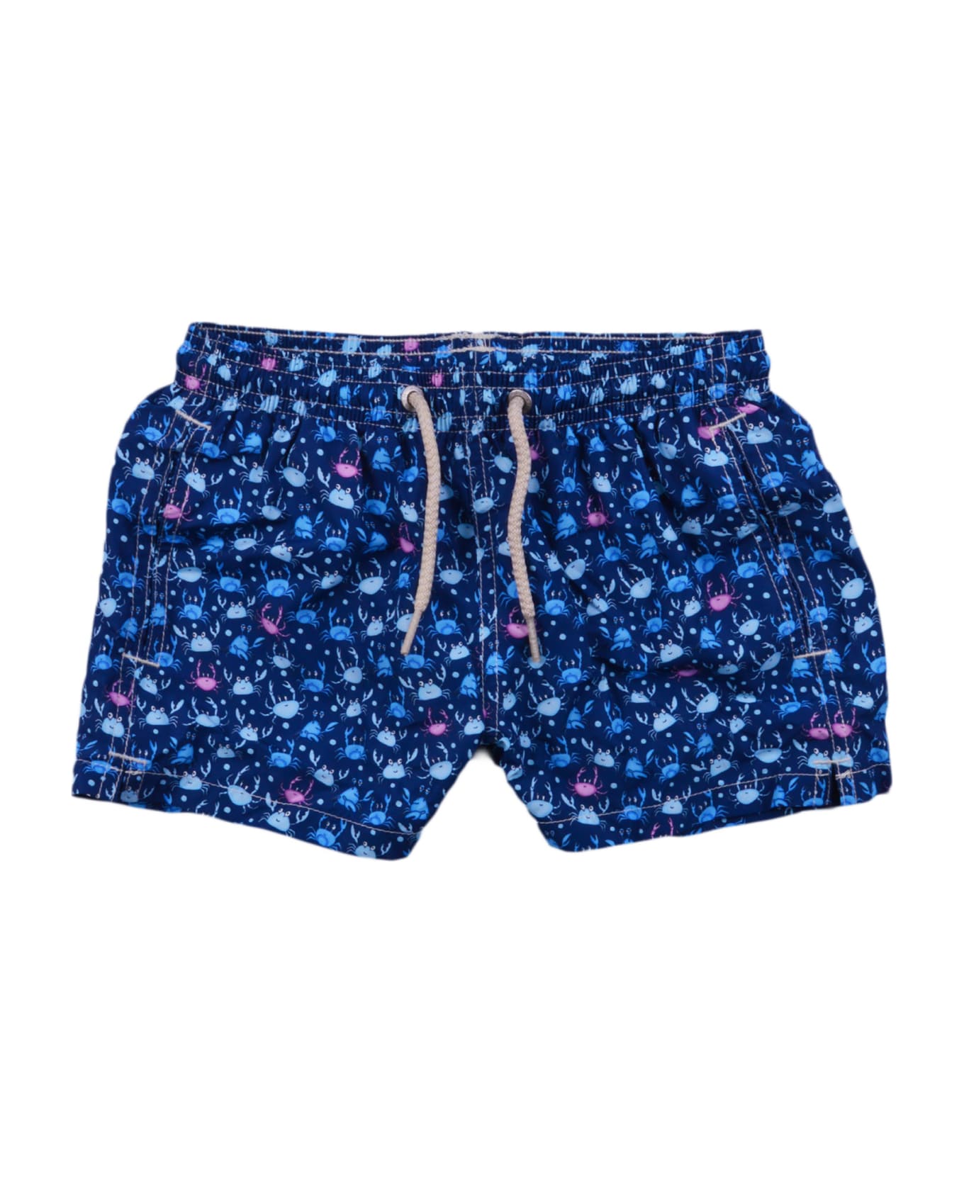 MC2 Saint Barth Shorts Swimsuit With Print - Blue 水着