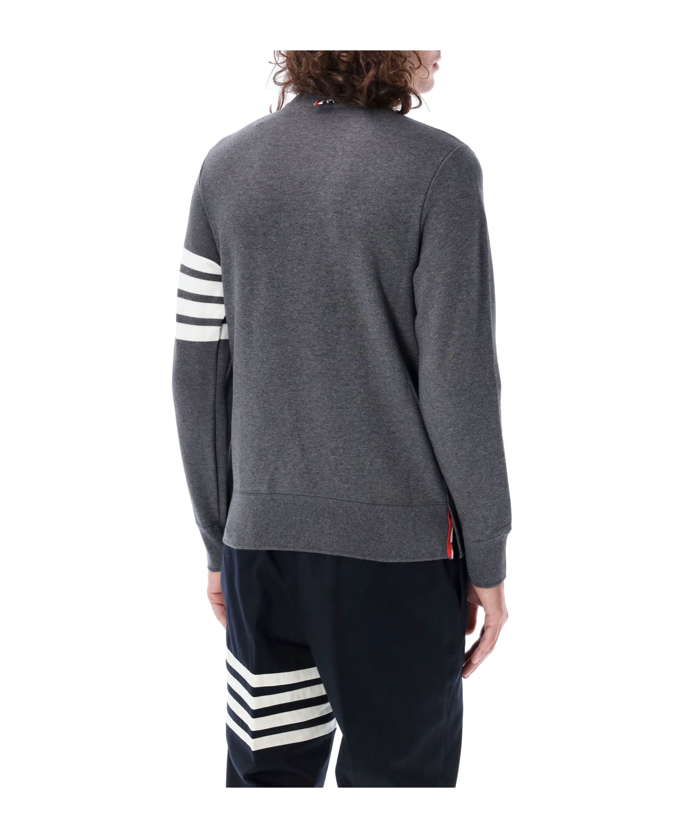 Thom Browne Classic Crewneck - DARK GREY