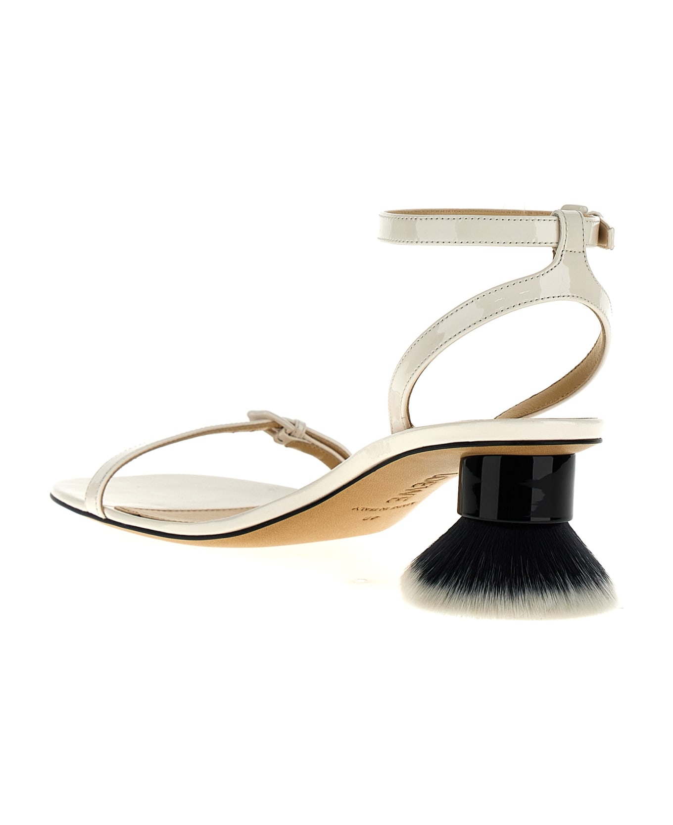 Loewe 'petal Brush' Sandals - White/Black