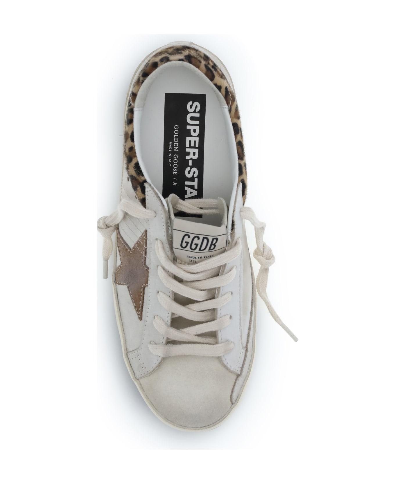 Golden Goose Super Star Sneakers Leopard-print Pony Skin