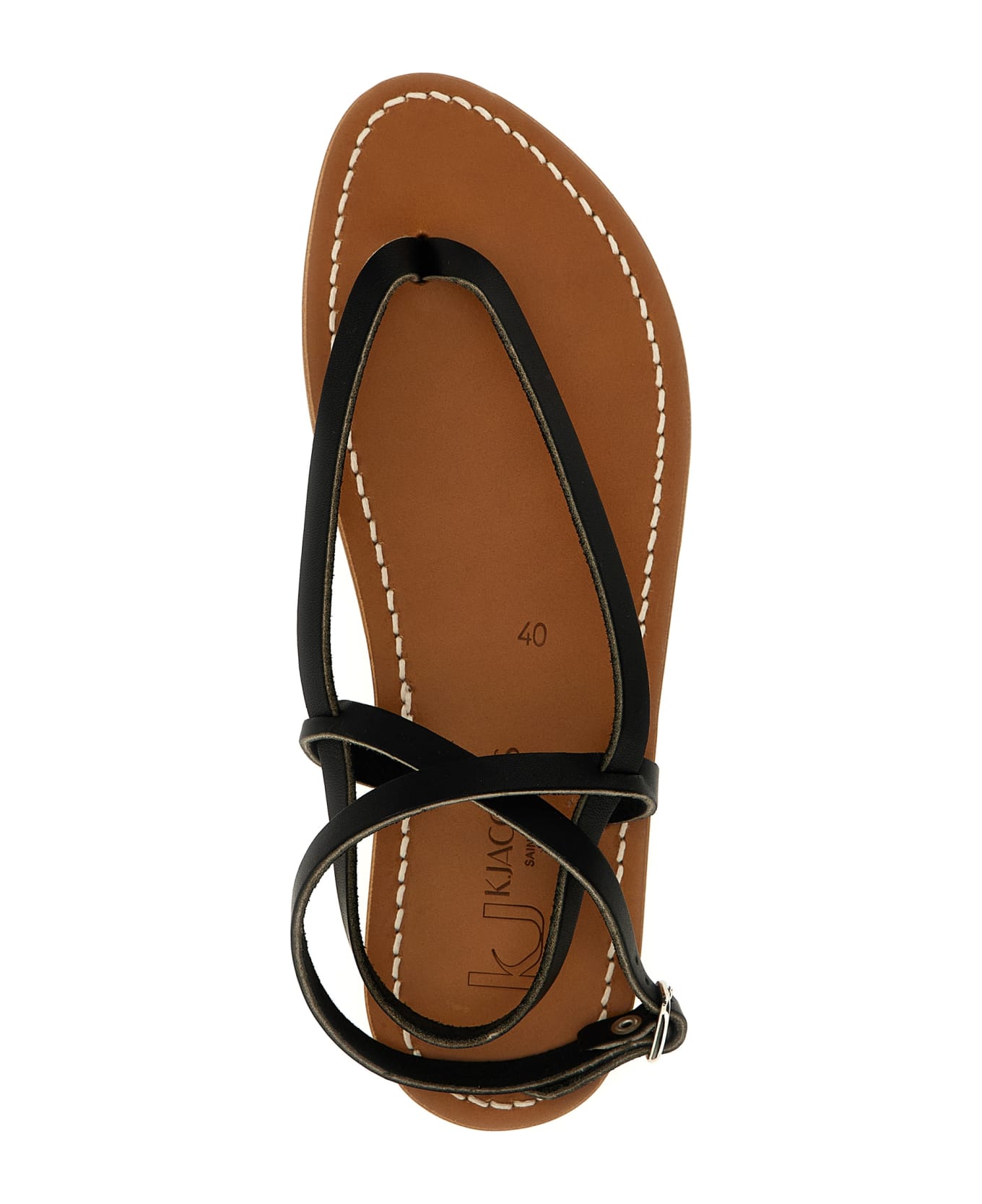 K.Jacques 'delta' Sandals - Black   サンダル