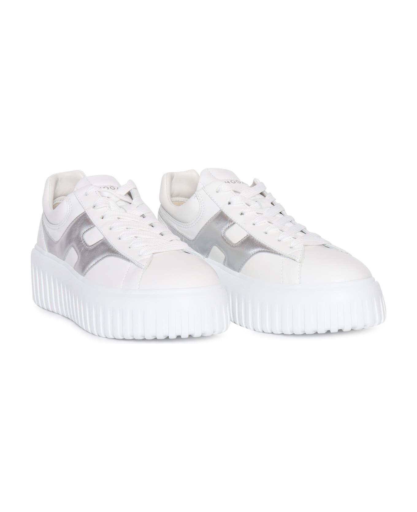 Hogan H-stripes H Sneakers - WHITE