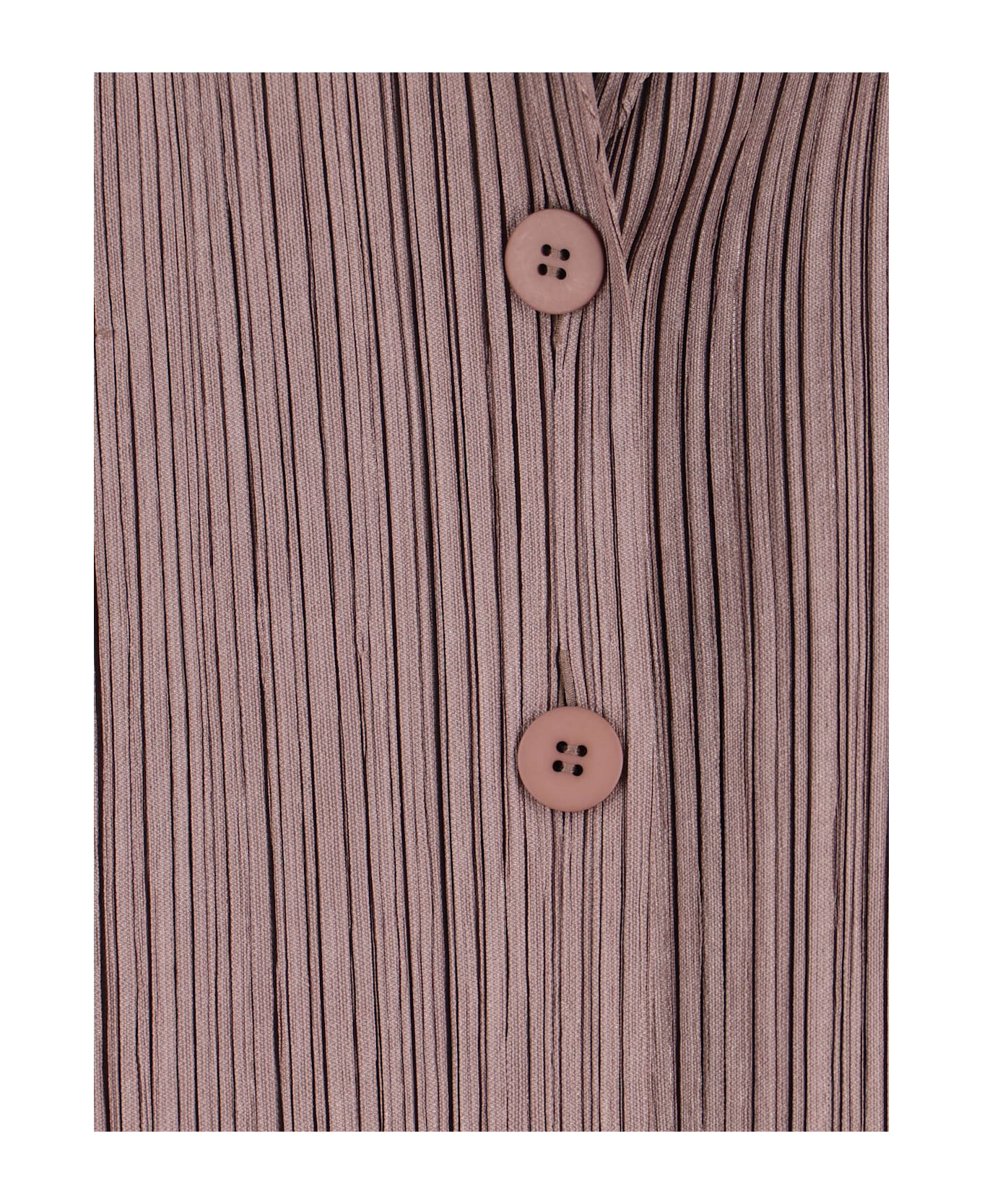 Pleats Please Issey Miyake 'plissè' Single-breasted Blazer - Brown