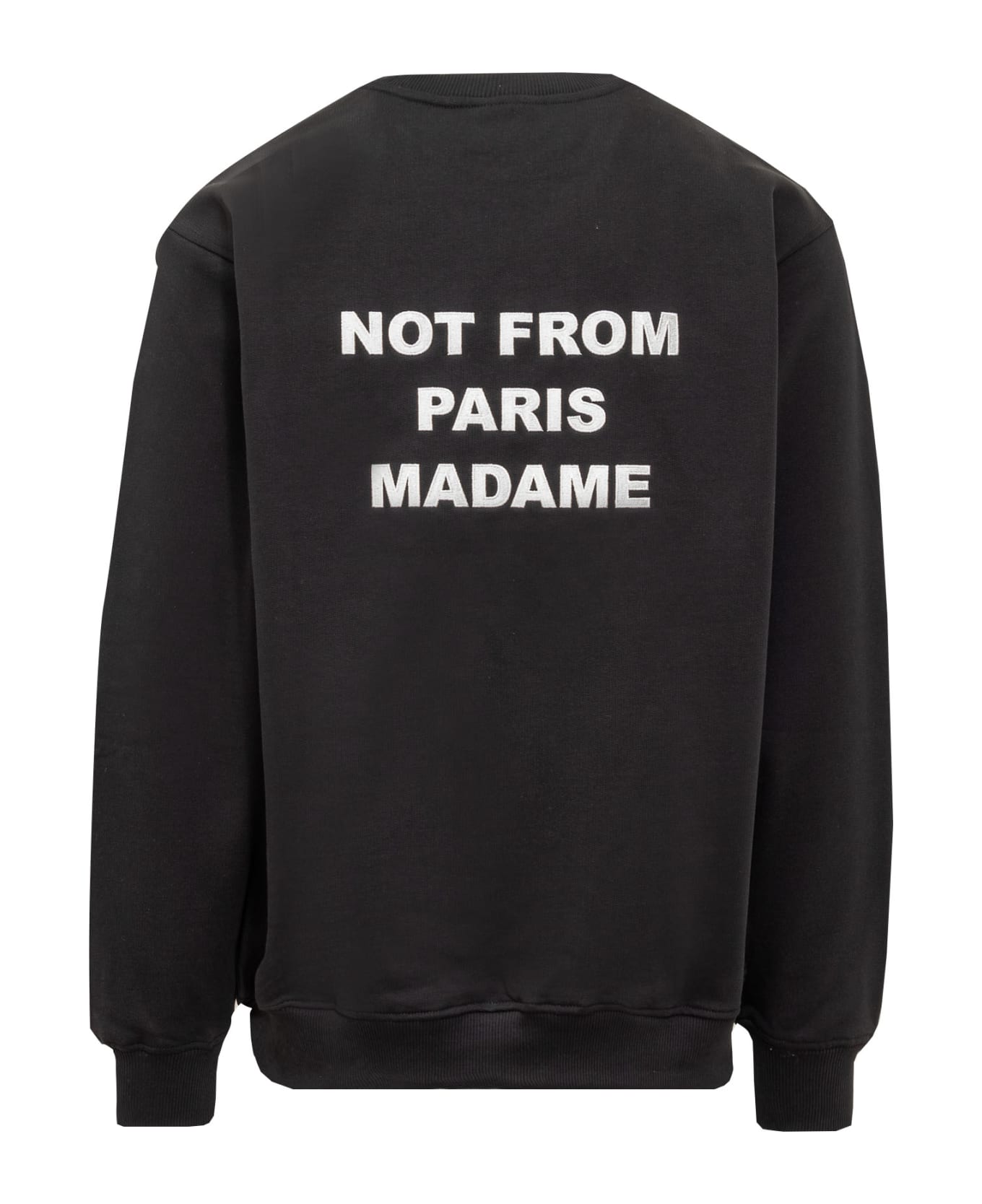 Drôle de Monsieur Le Slogan Sweatshirt - Nero