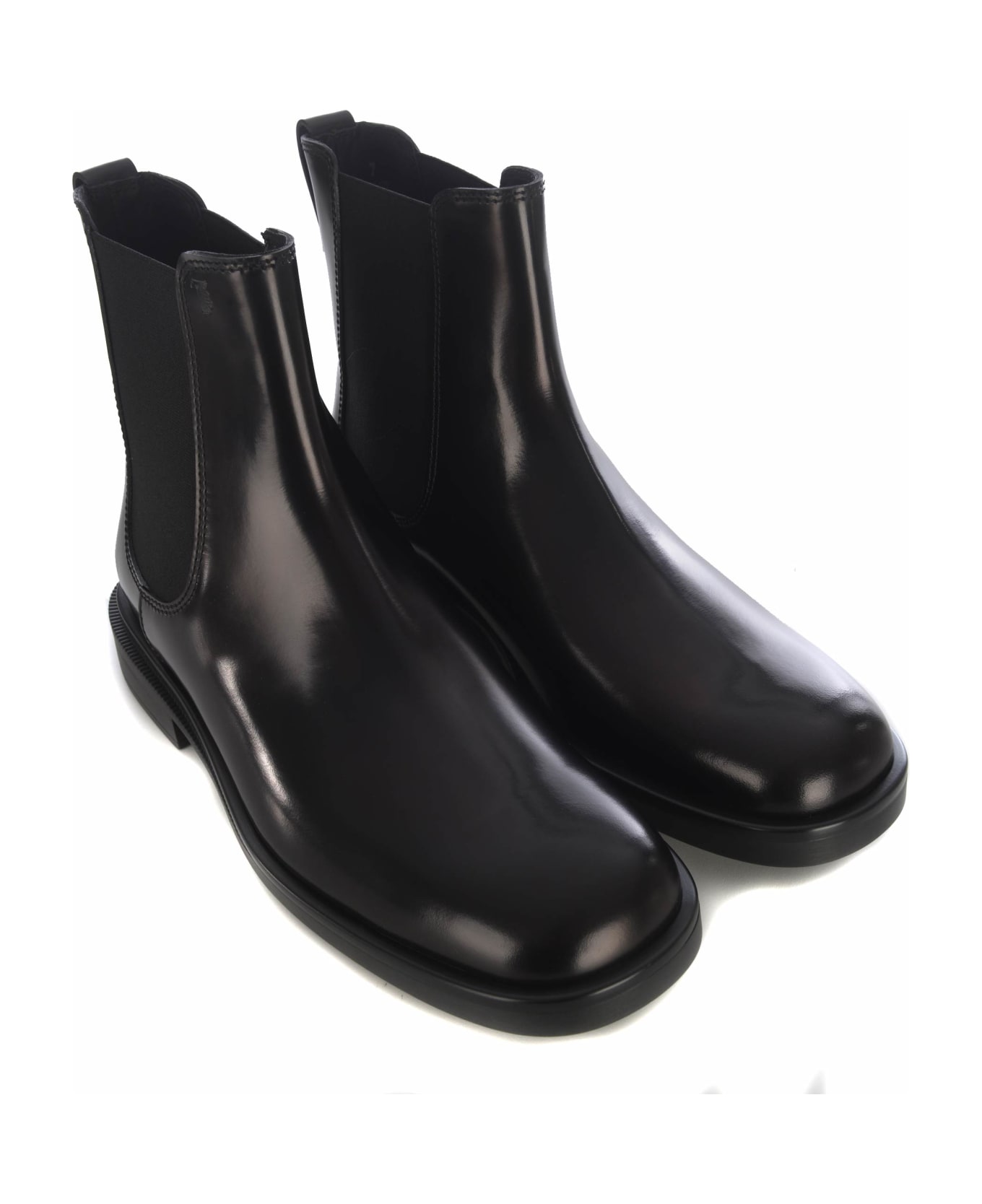 Tod's Chelsea Boot Tod's In Leather - Nero ブーツ