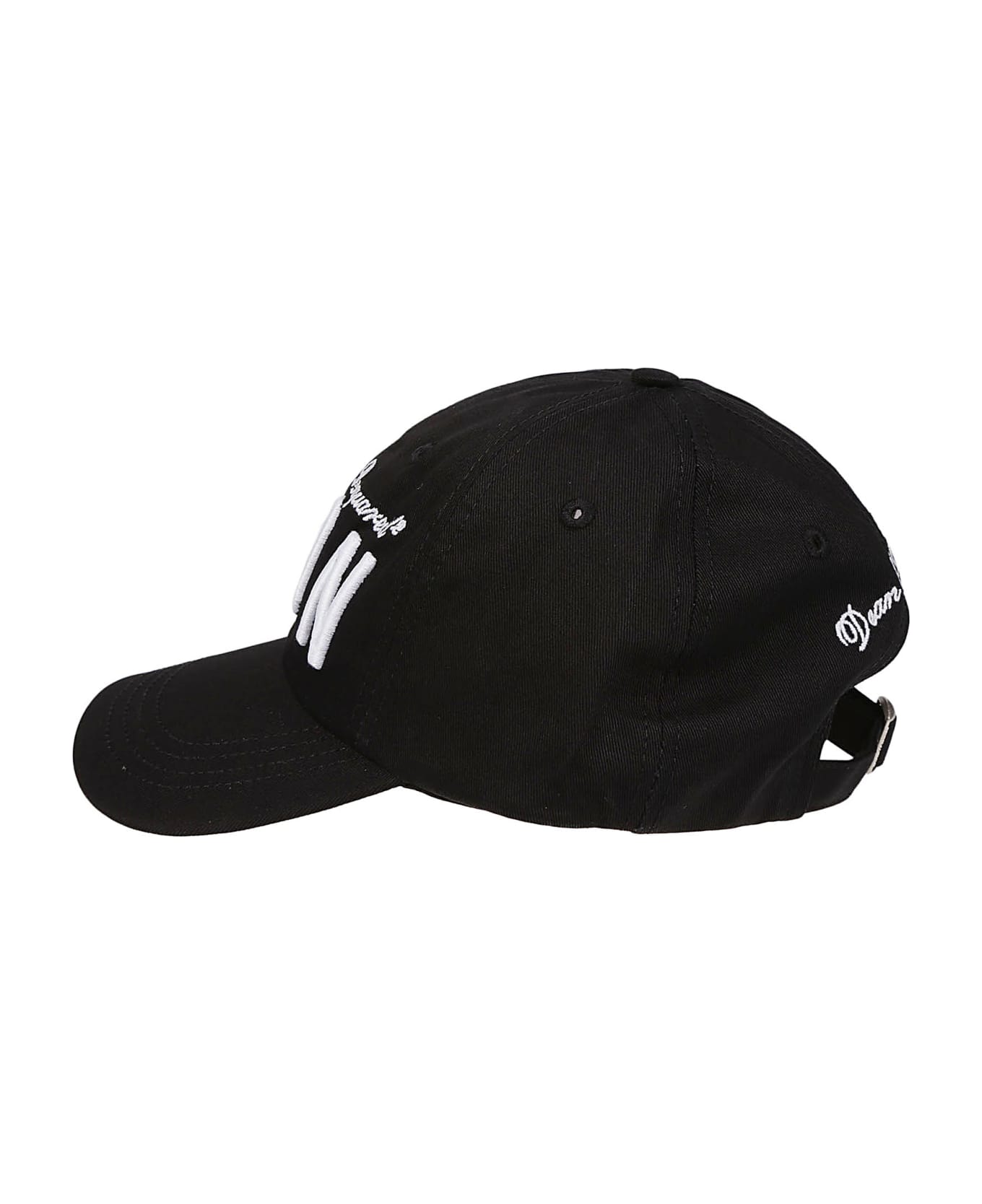 Dsquared2 Icon Baseball Cap - Nero/bianco 帽子
