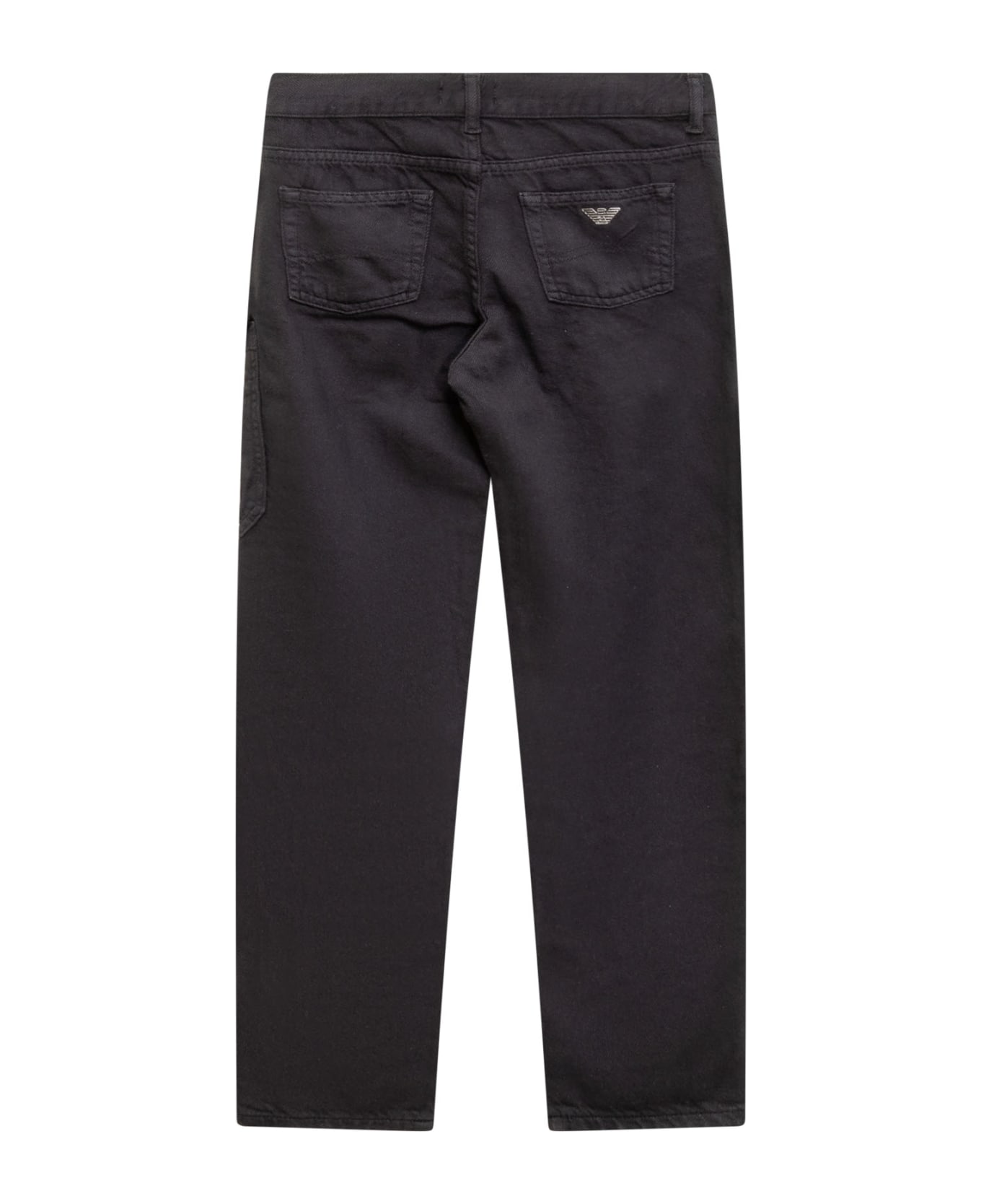 Emporio Armani Jeans With Logo - BLU NAVY