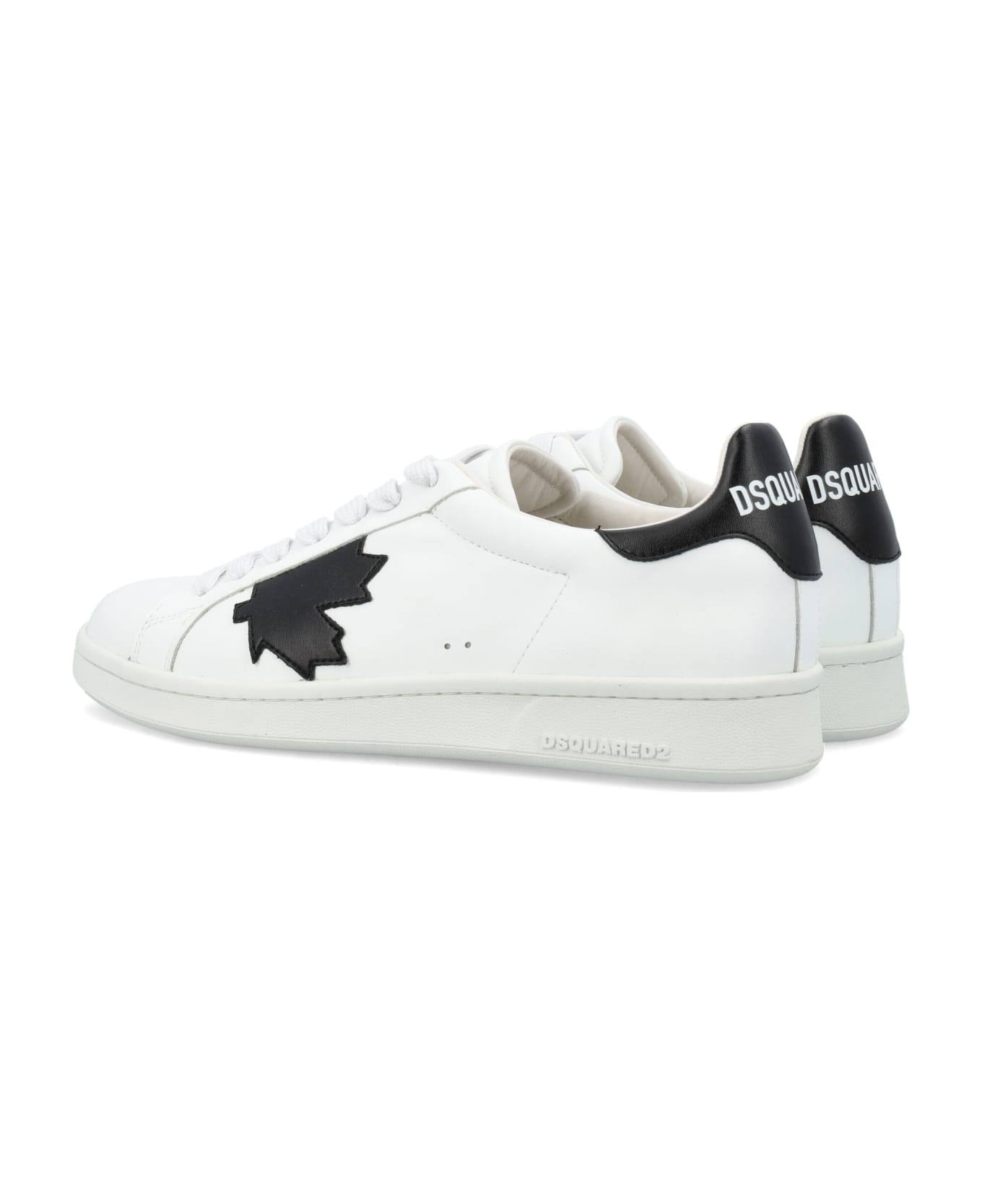 Dsquared2 Boxer Sneakers - WHITE BLACK