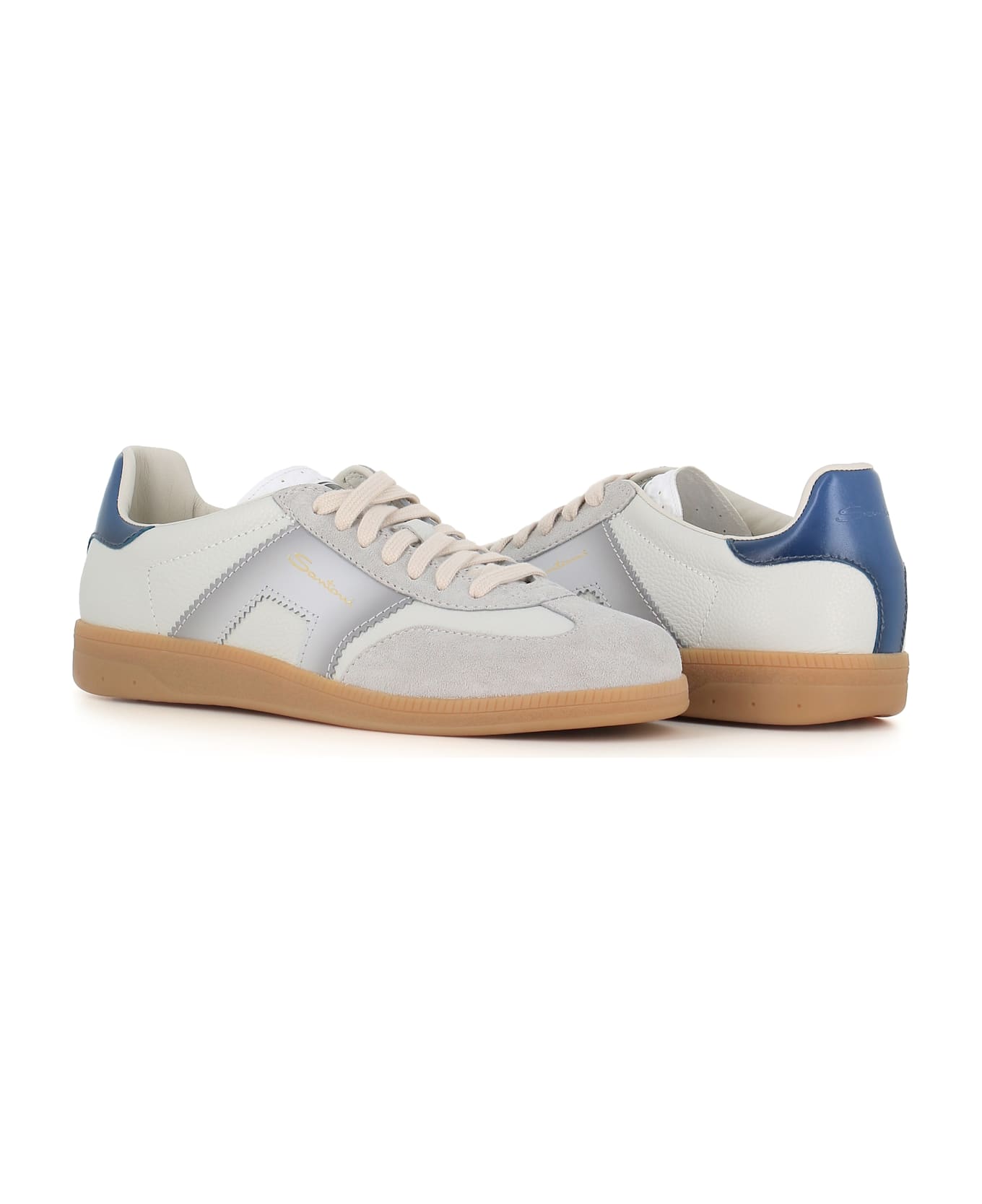 Santoni 

dbs Olympic

 Sneakers - Bianca/blu