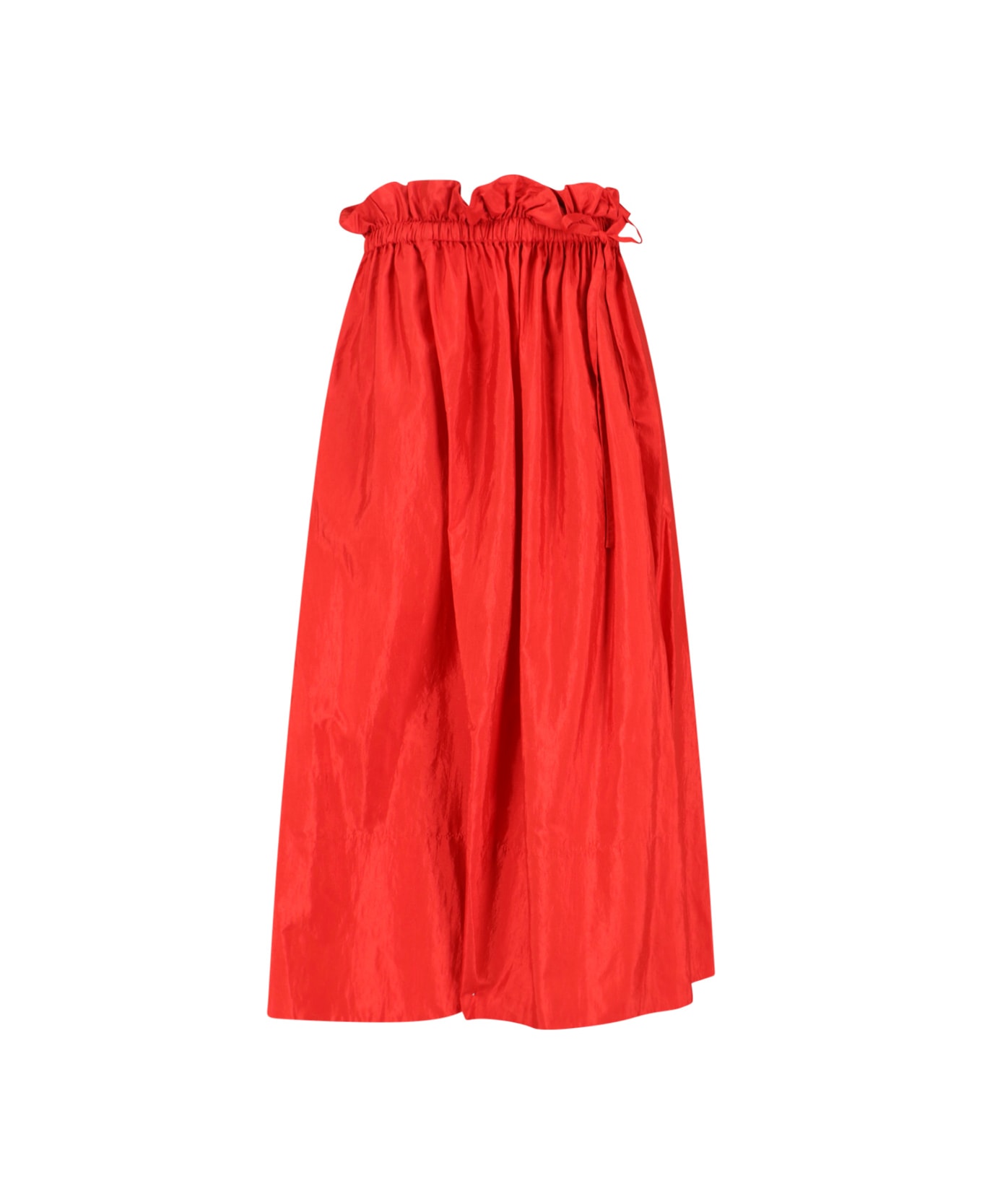 Jil Sander Midi Skirt - Red