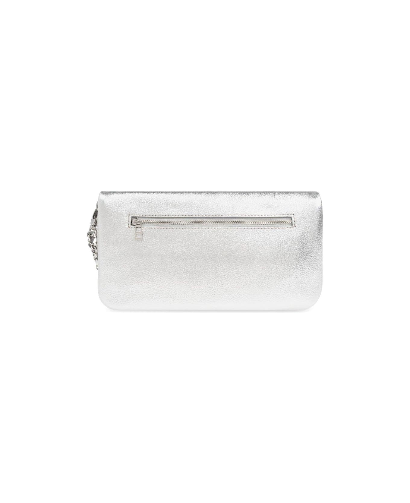 Zadig & Voltaire Rock Clutch Bag - Silver