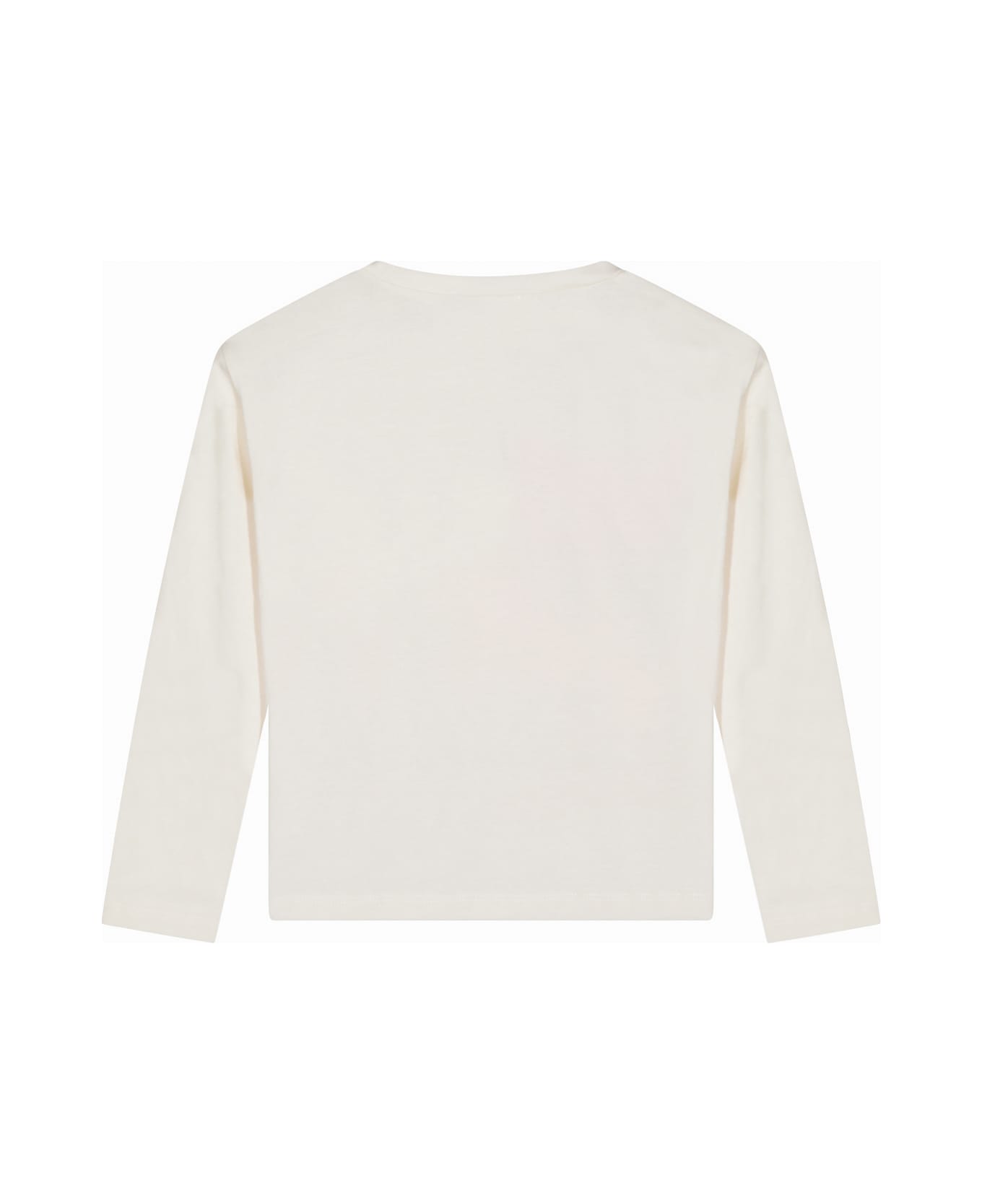Billieblush Ivory Cotton Sweatshirt - Ivory