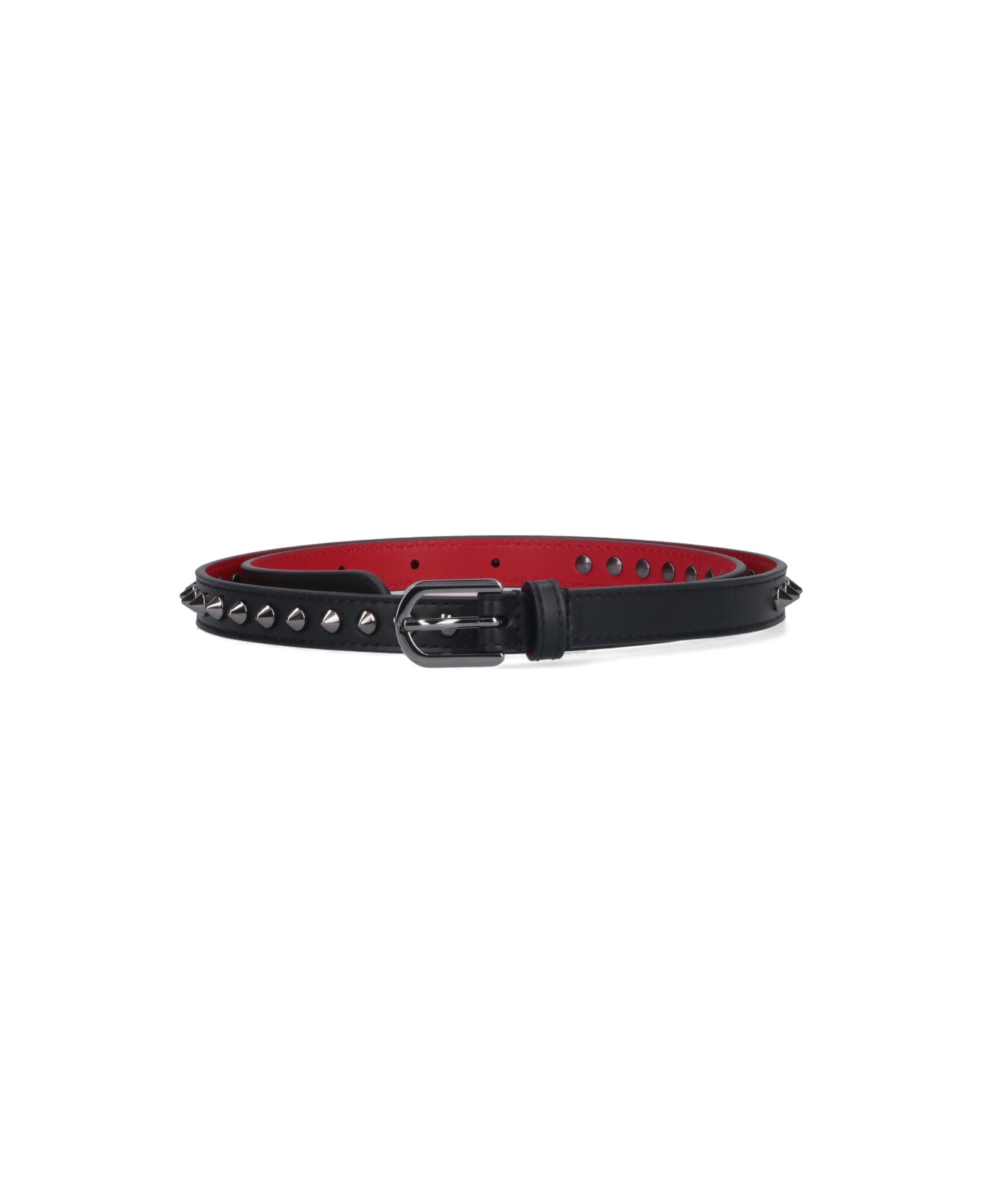 Christian Louboutin 
loubispikes
 Belt - BLACK/LOUBI/GUN METAL