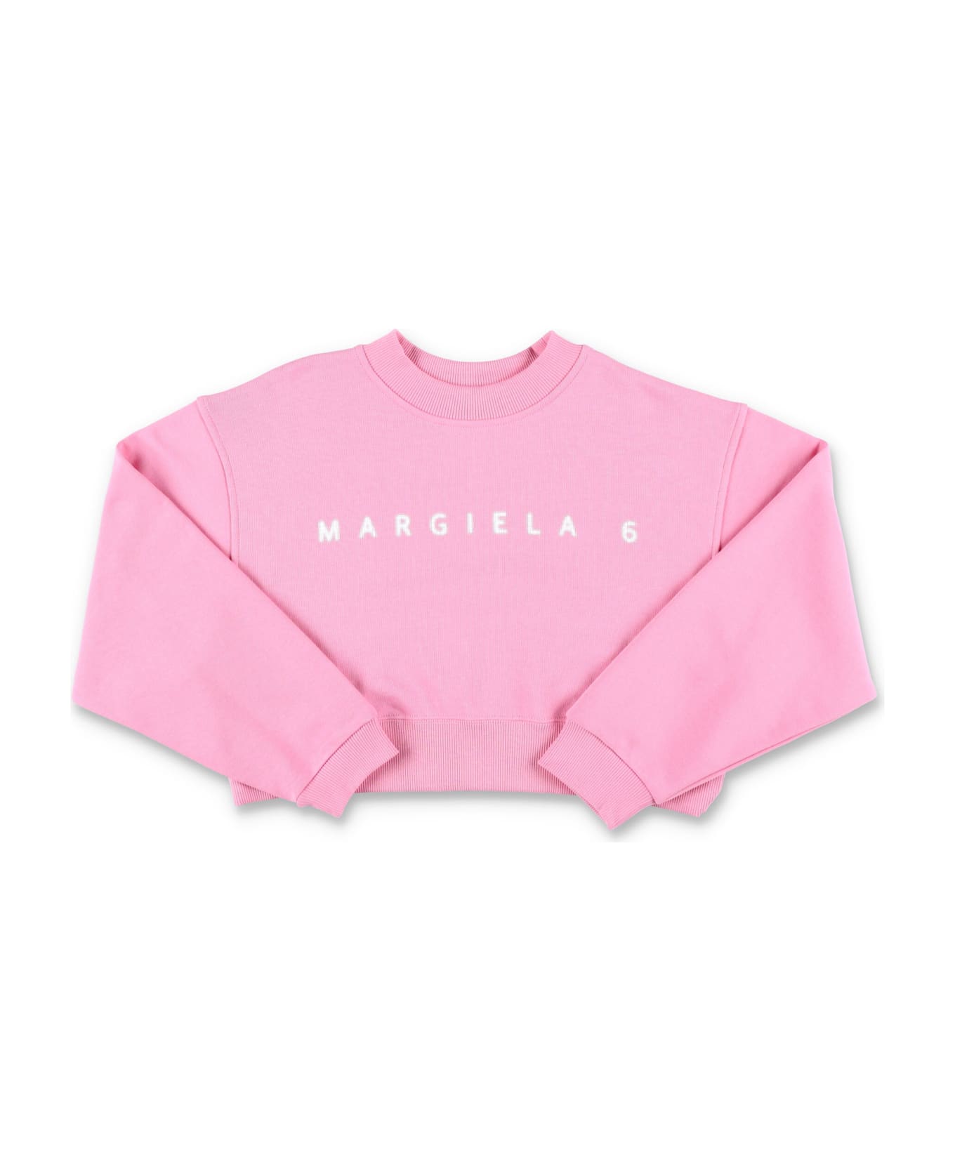 MM6 Maison Margiela Logo Sweatshirt - PINK ニットウェア＆スウェットシャツ