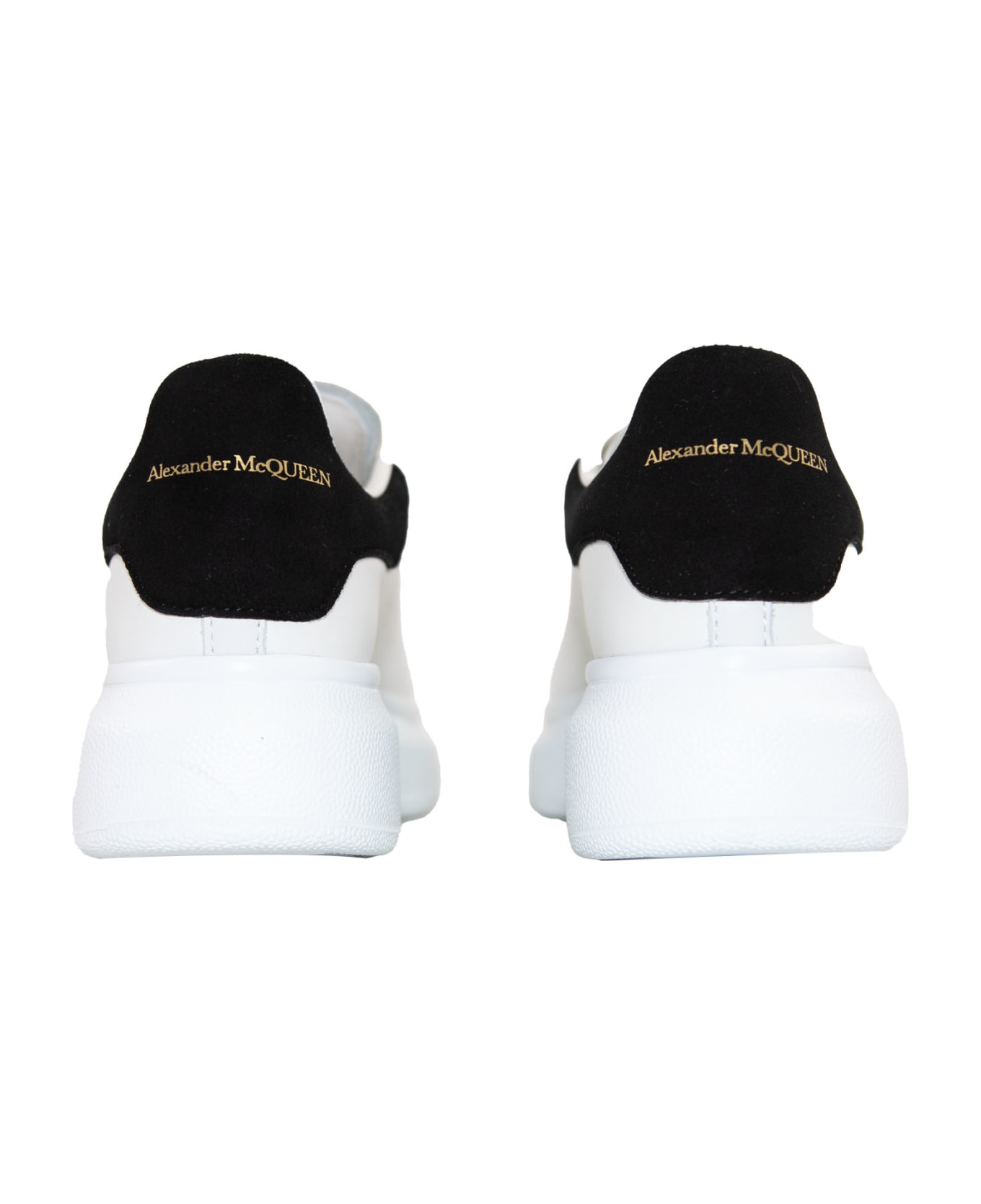 Alexander McQueen Leather Sneakers - White シューズ