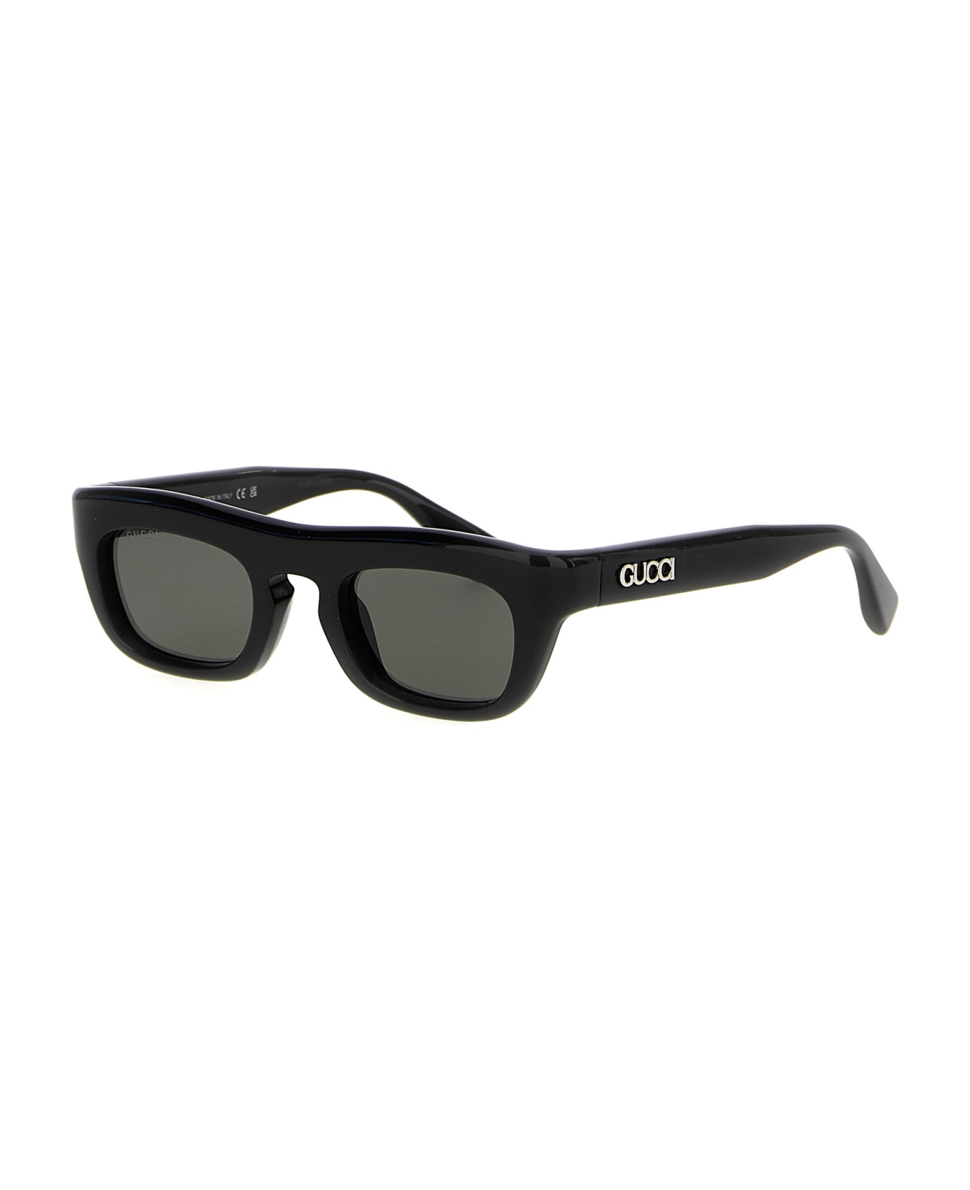 Gucci Rectangular Sunglasses - Black  