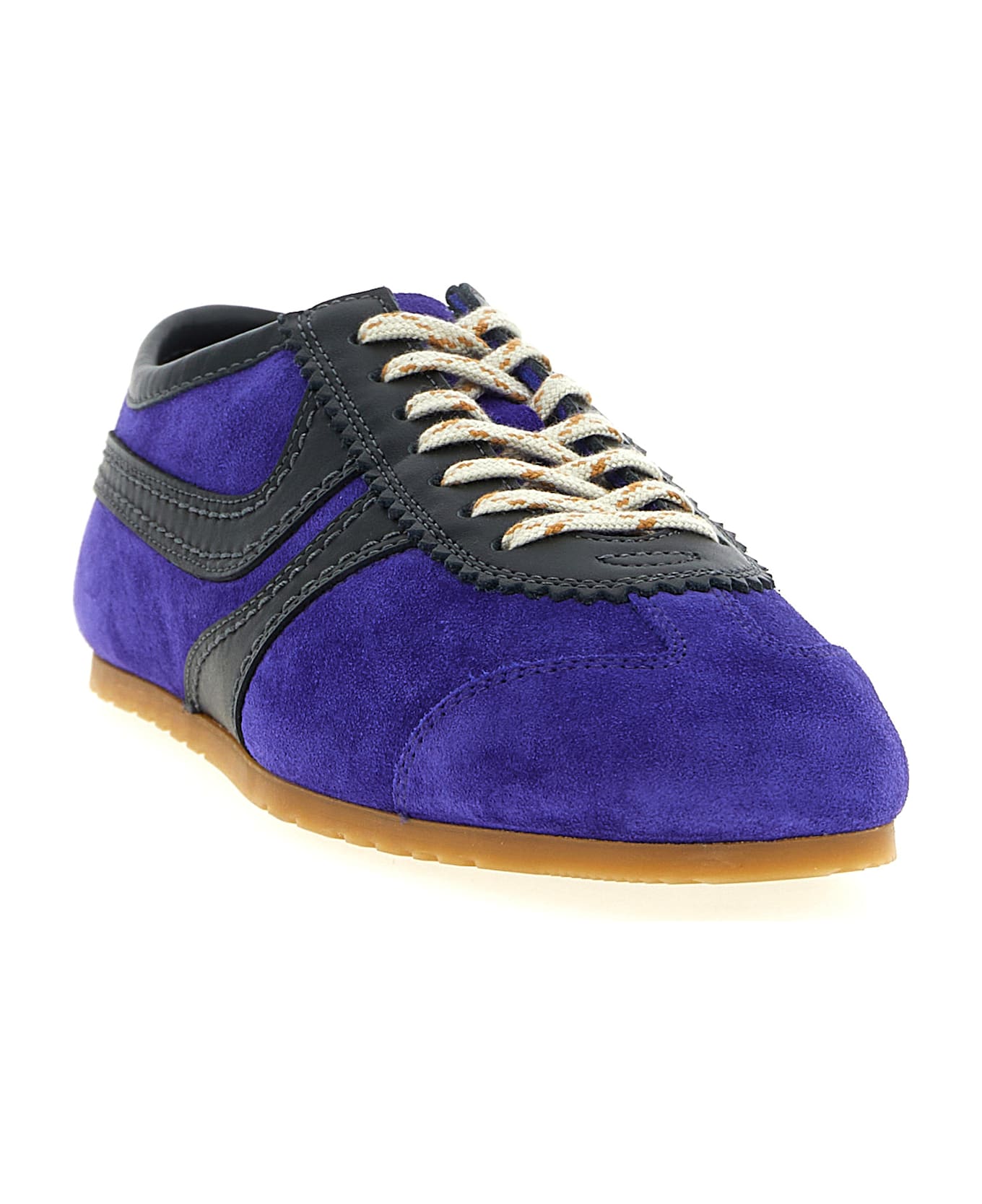 Dries Van Noten Suede Sneakers - Purple