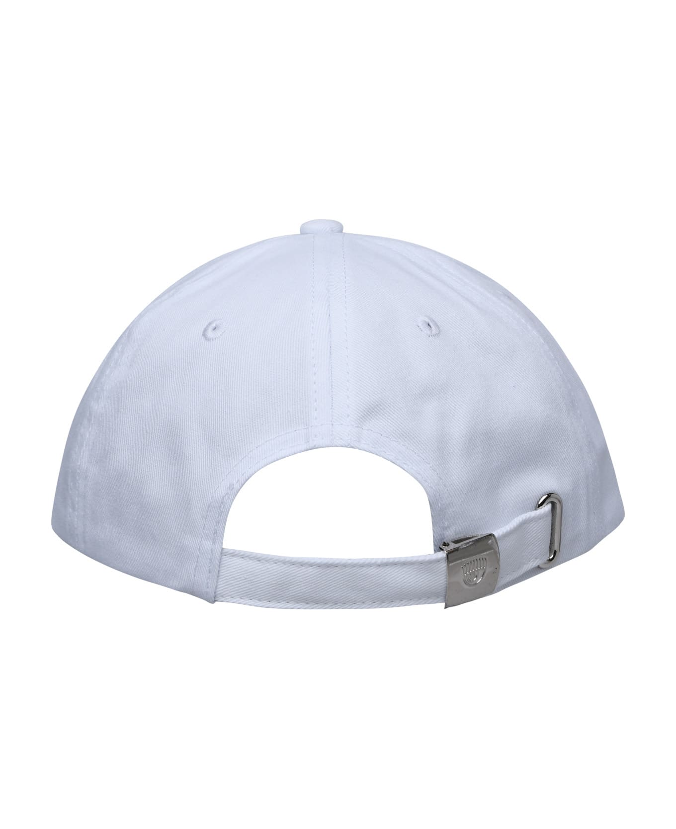 Chiara Ferragni White Cotton Cap - White 帽子
