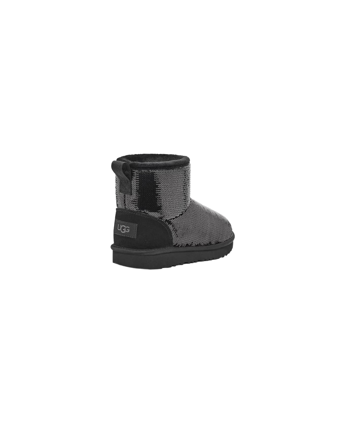 UGG Black Classic Mini Mirror Ball Boots - Black シューズ