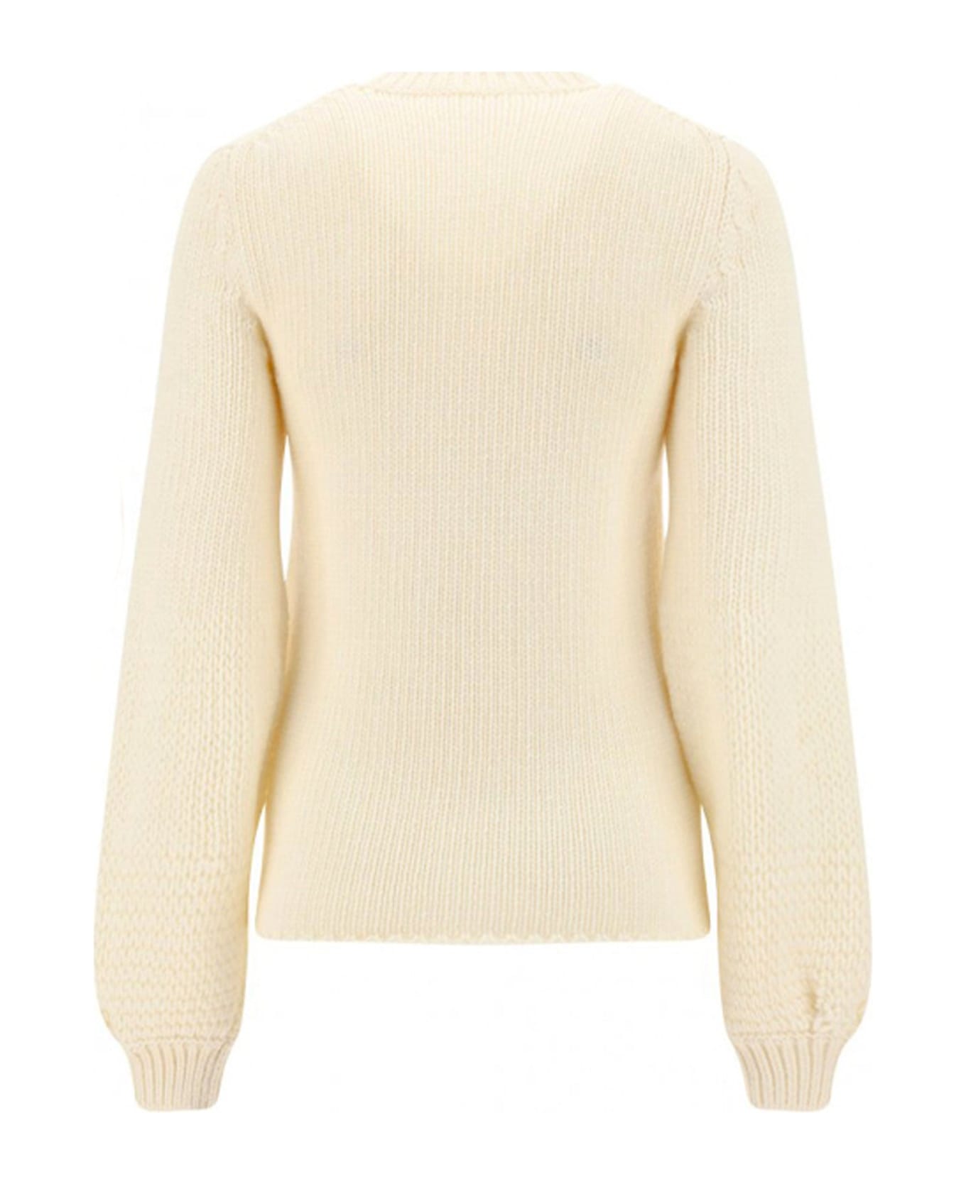 Chloé Cashmere And Wool Pullover - White ニットウェア