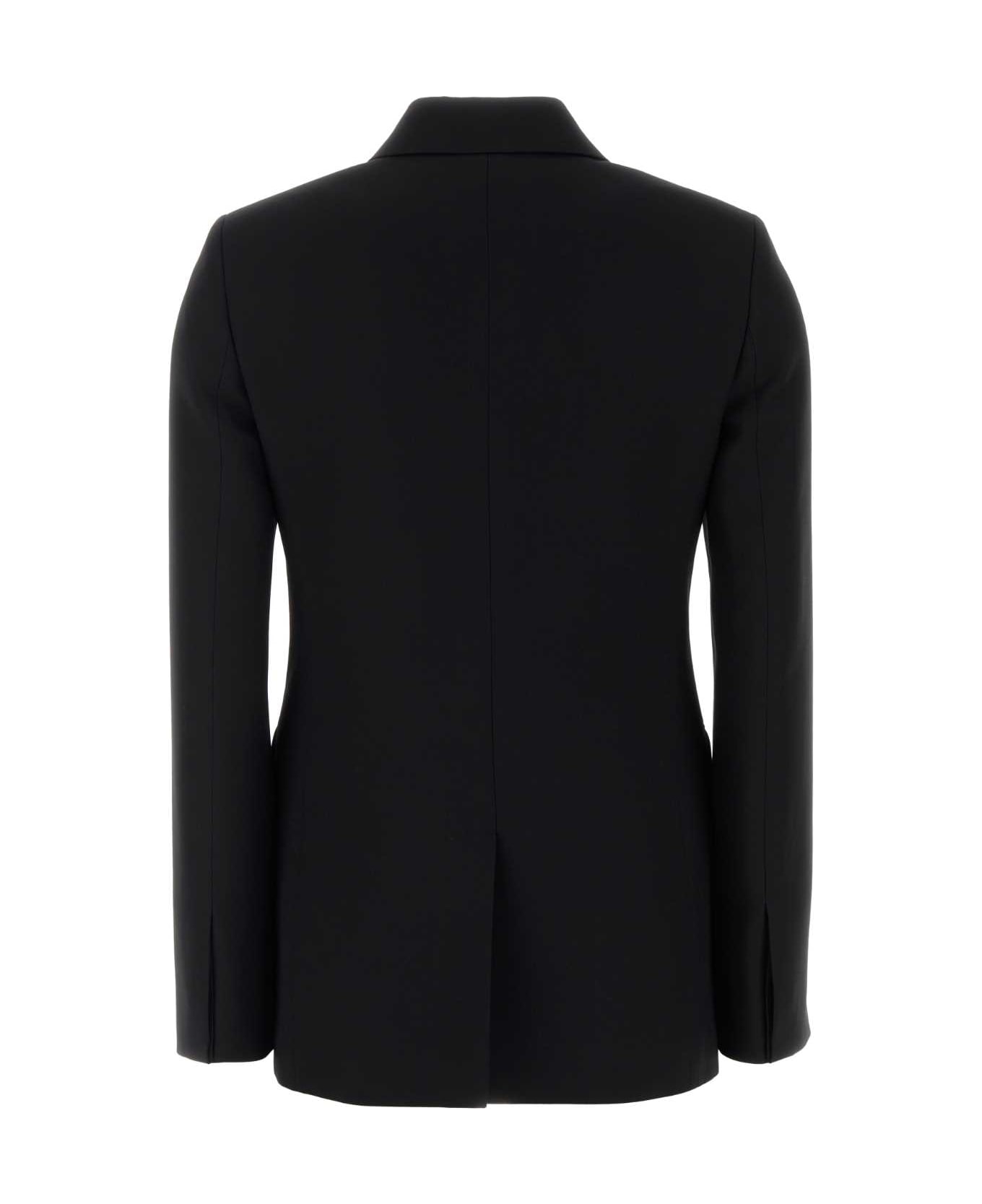 Gucci Black Cady Blazer - Black