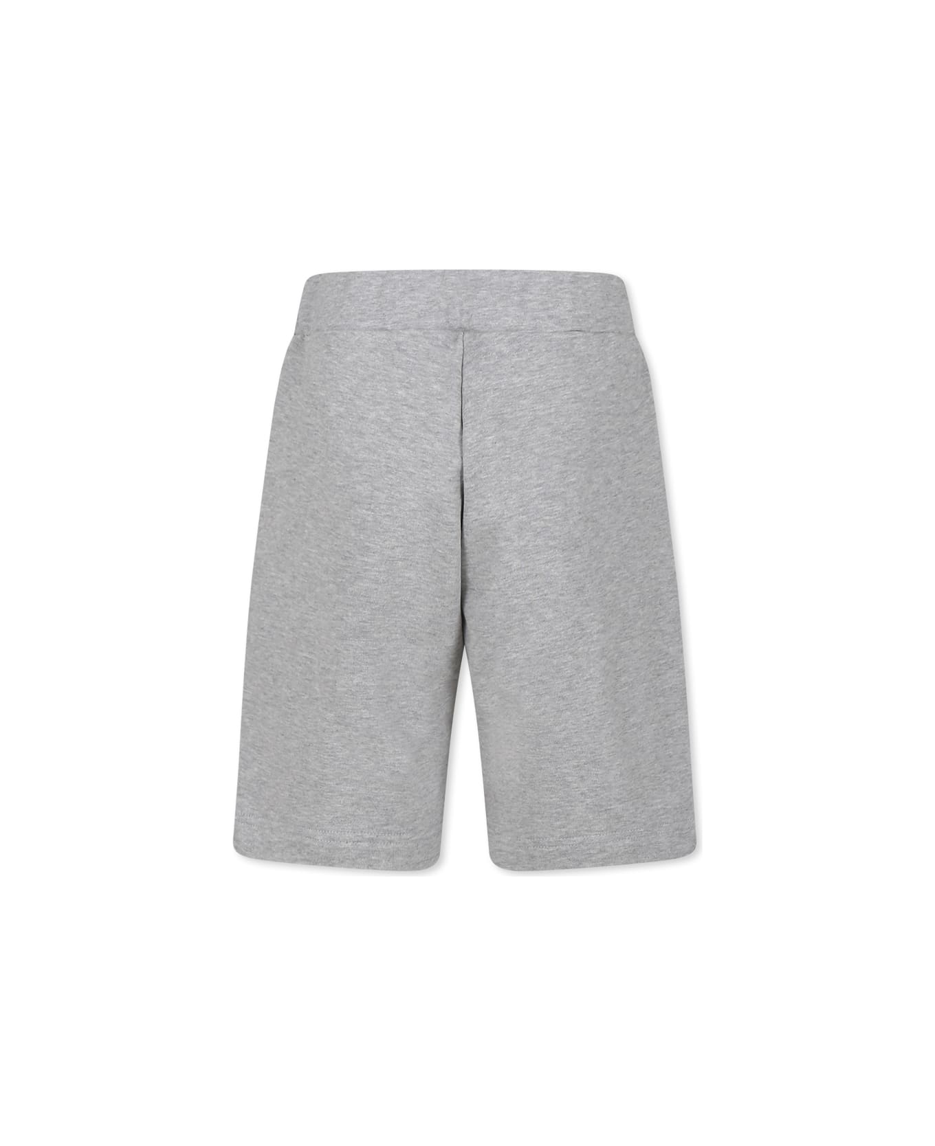 Marni Grey Shorts For Boy With Logo - Grey