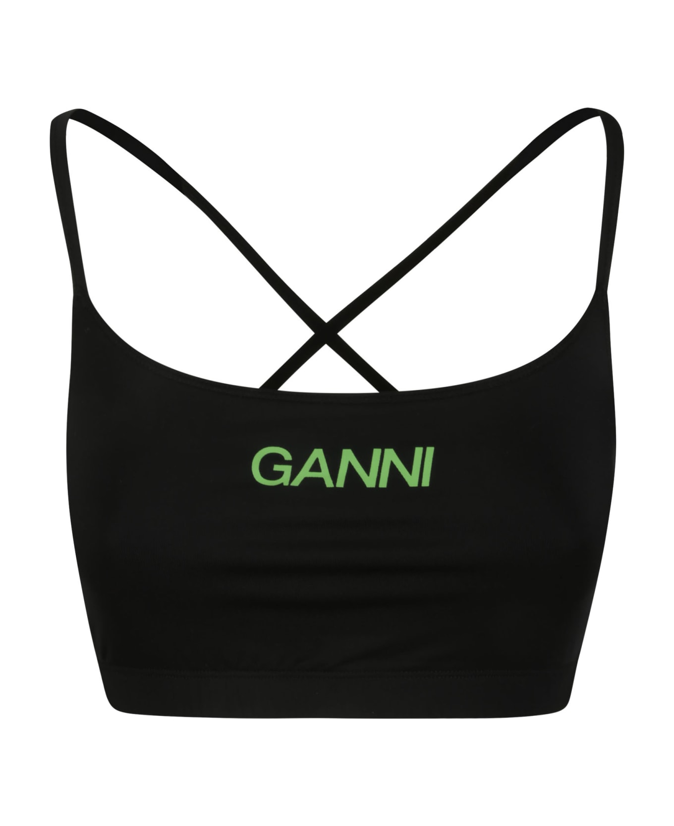 Ganni Logo Sports Top - 099