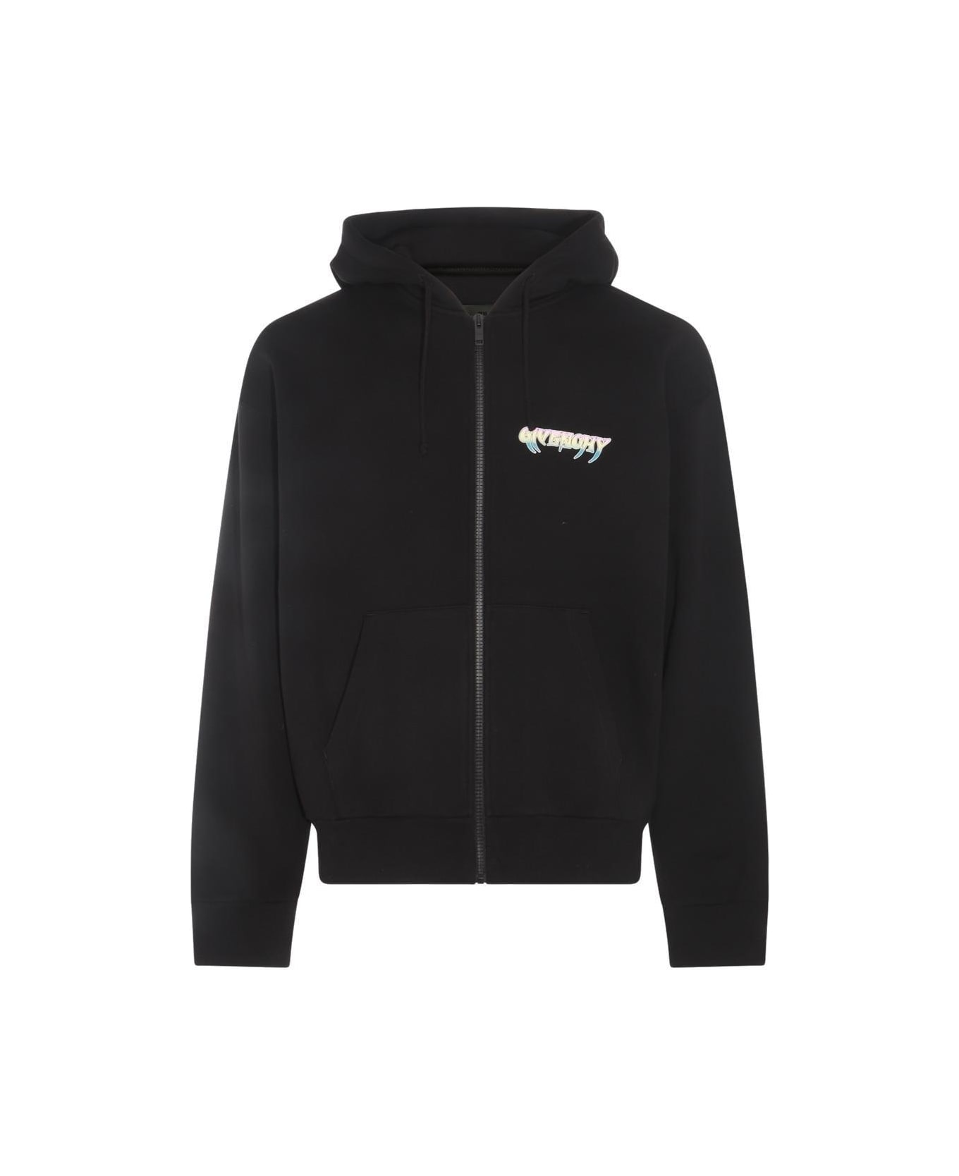 Givenchy Graphic Printed Zipped Hoodie - Black フリース