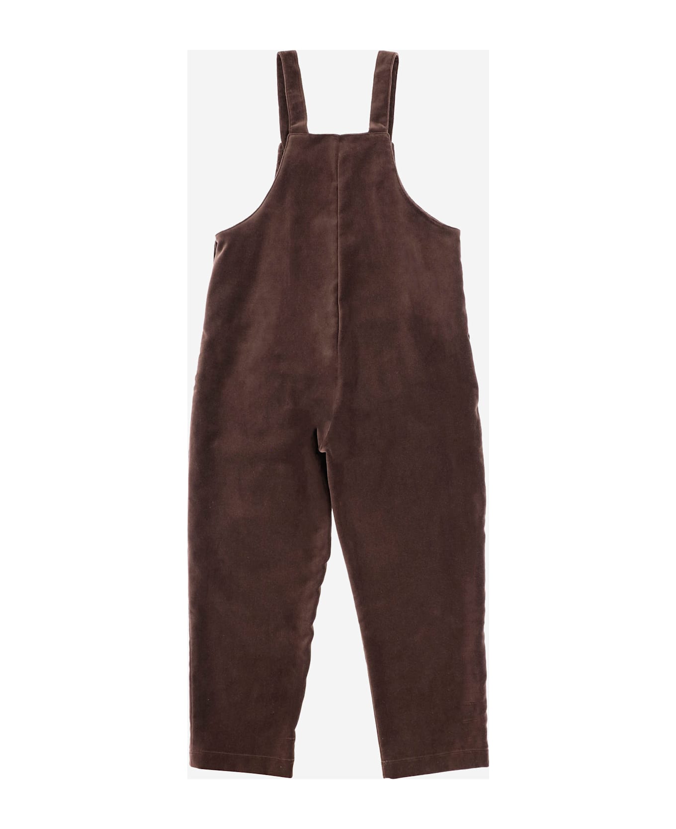 Nicoletta Fanna Corded Velvet Dungarees - Brown ジャンプスーツ
