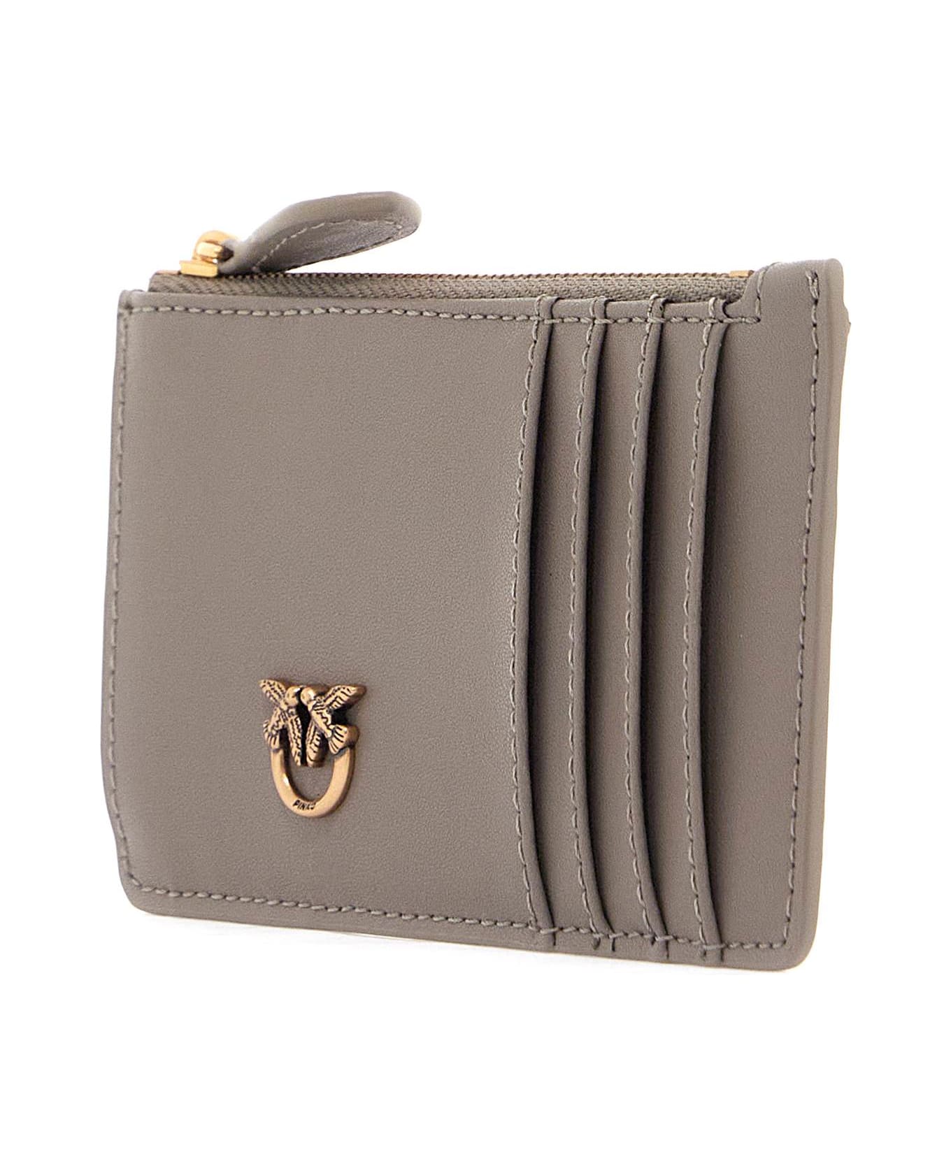 Pinko Love Birds Diamond Card Holder - Leather