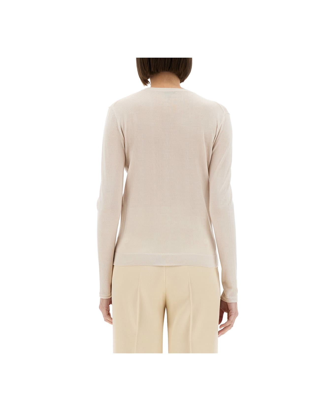 Tom Ford Cashmere And Silk Sweater - IVORY