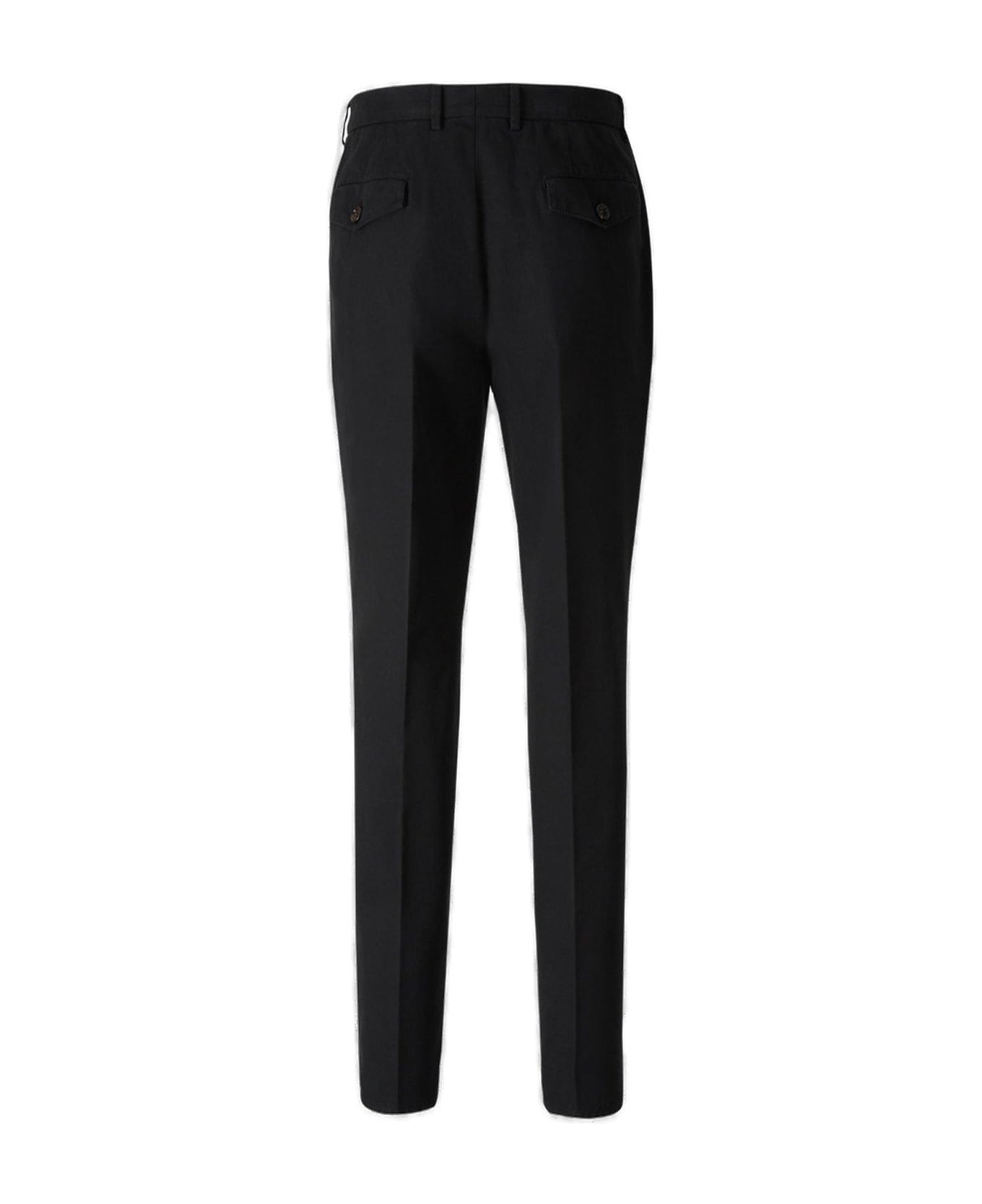 Brunello Cucinelli Straight-leg Tailored Trousers - Black