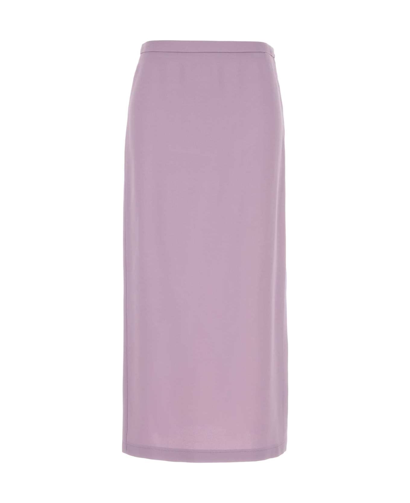 Gucci Lilac Crepe Skirt - DUSTYWISTERIA