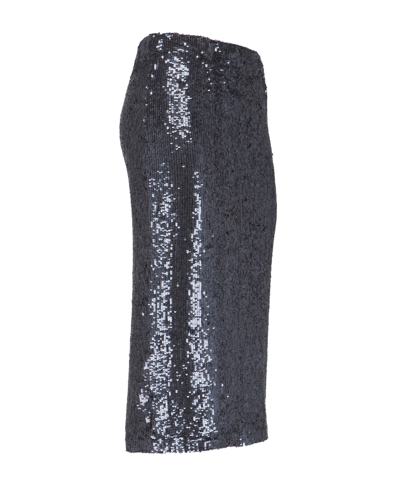 Parosh Sequin Midi Skirt - Brown