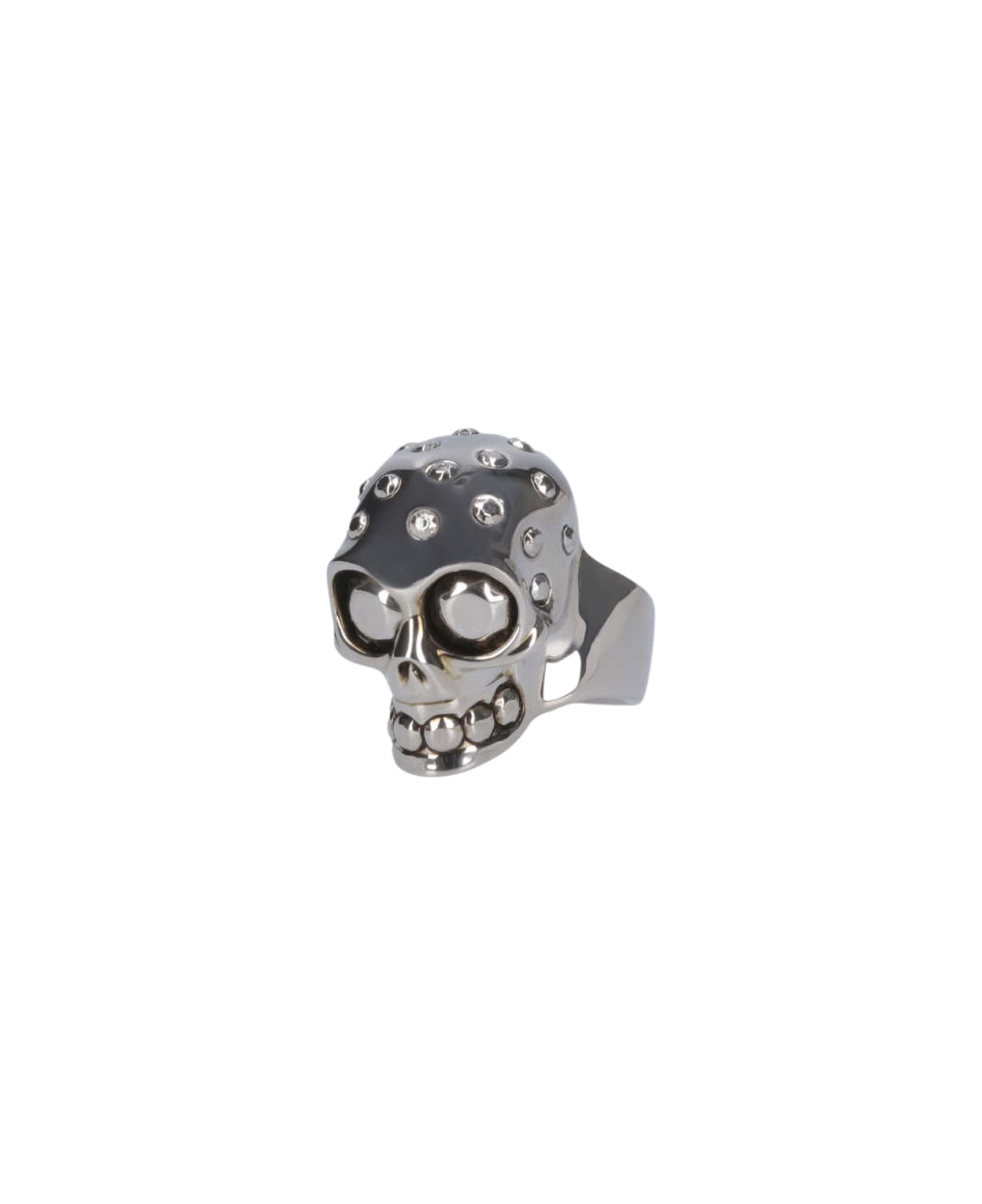 Alexander McQueen The Jewelled Skull Ring - Silver リング