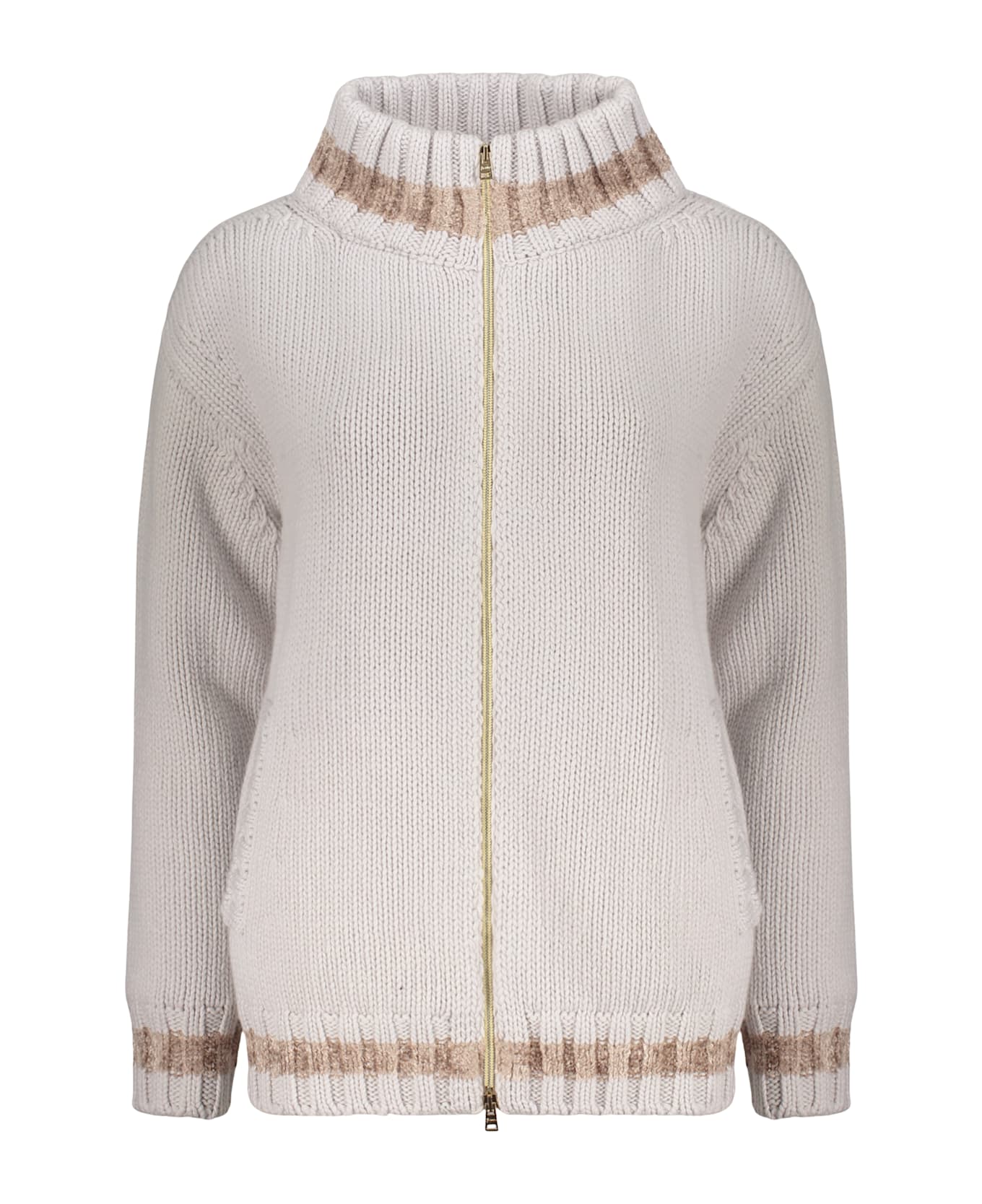 Herno Wool Cardigan - grey