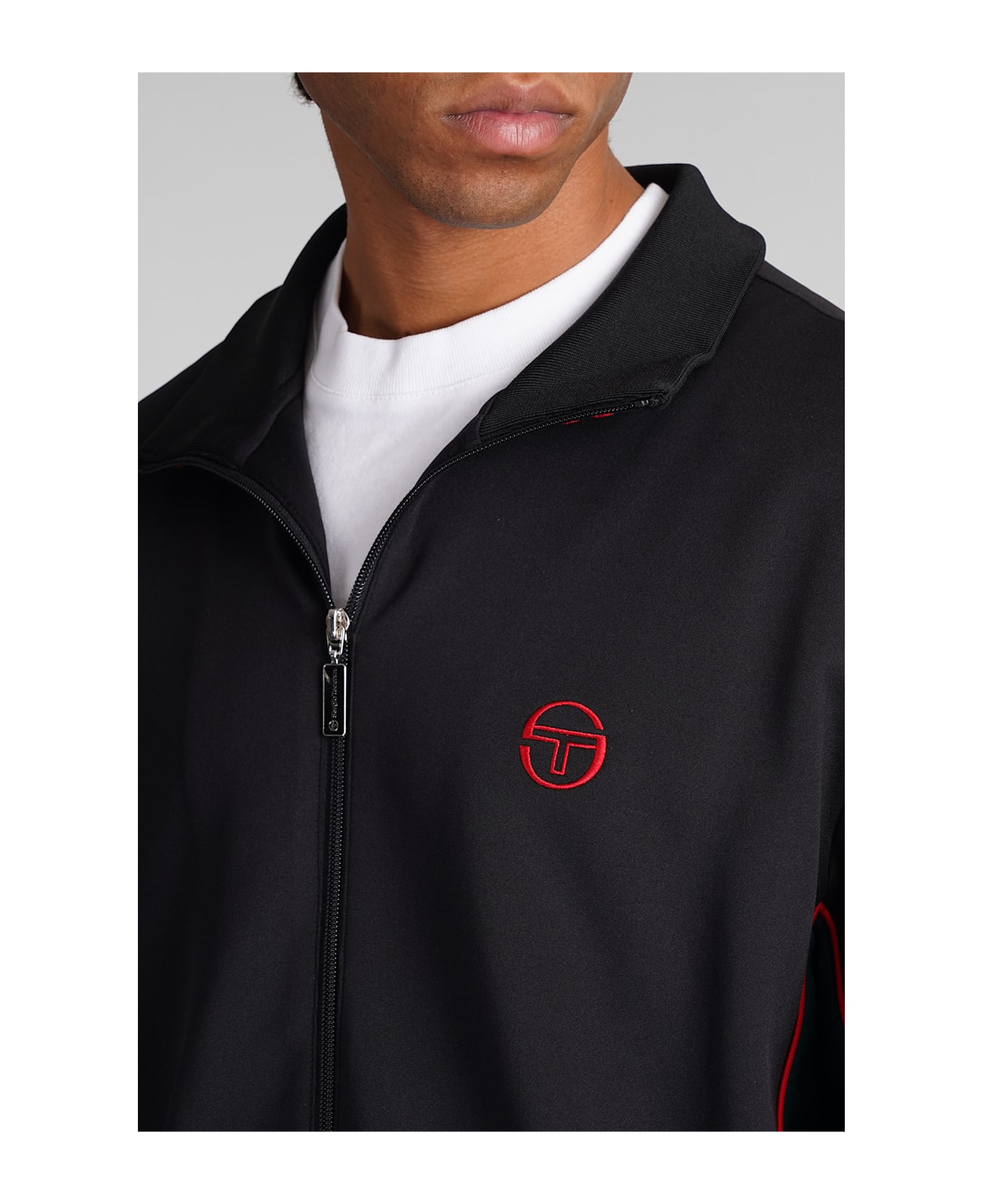 Sergio Tacchini Sweatshirt In Black Polyester - black