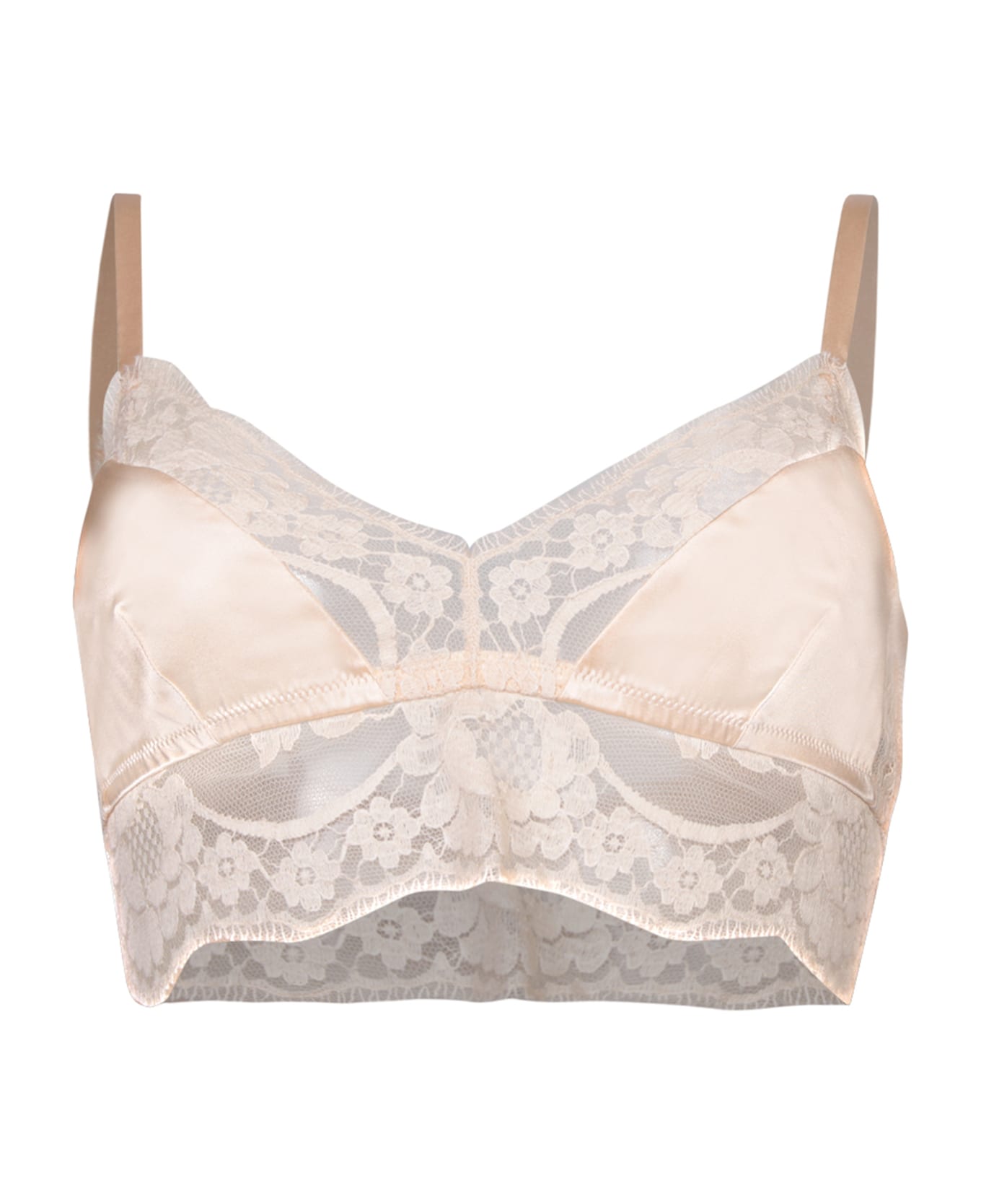 Dolce & Gabbana Triangle Powder Bralette - Pink