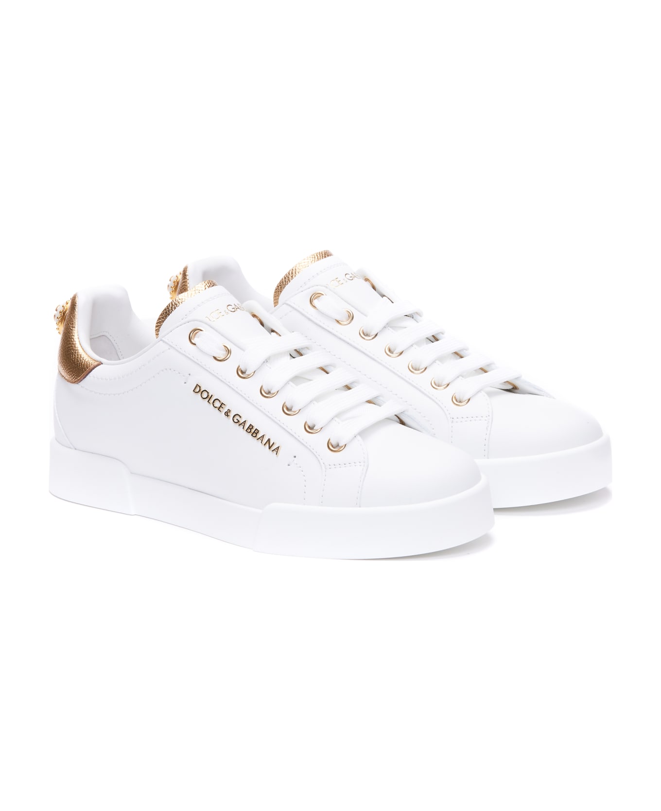 Dolce & Gabbana Portofino Sneakers - Golden