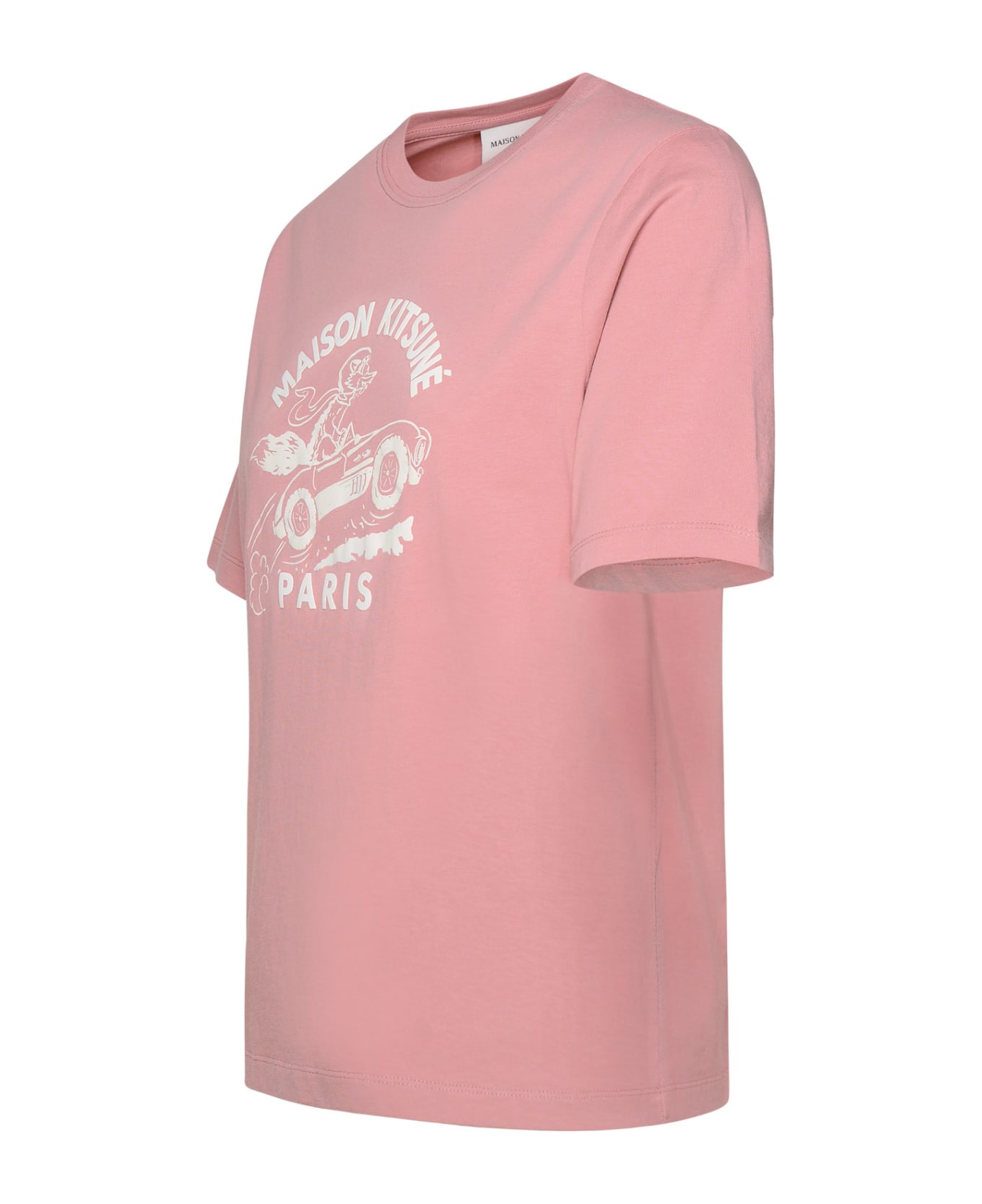 Maison Kitsuné Pink Cotton T-shirt - Pink
