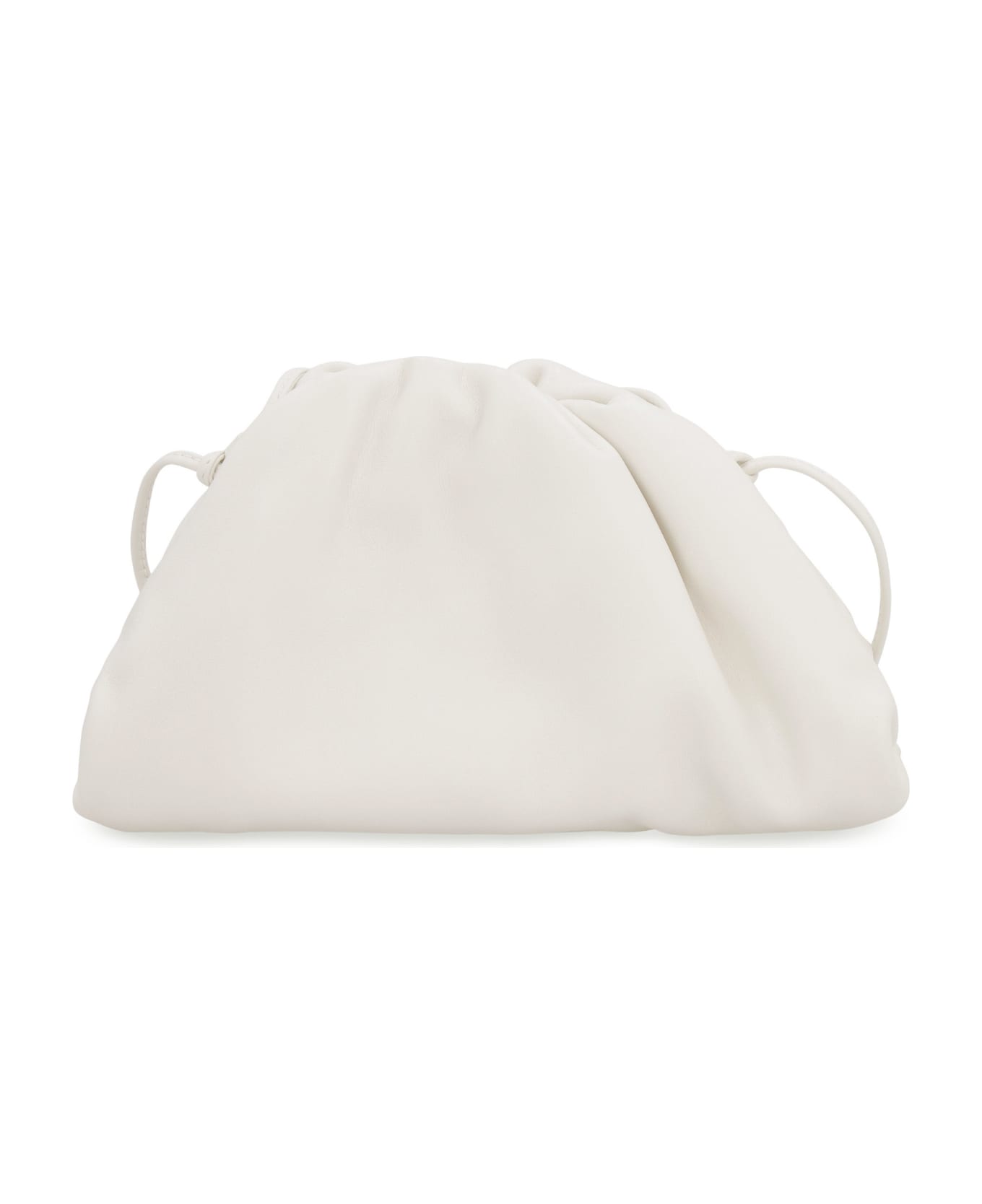 Bottega Veneta Leather Mini Pouch - White
