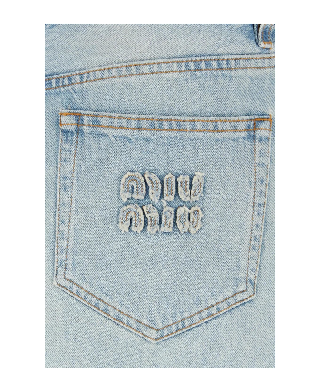 Miu Miu Denim Mini Skirt