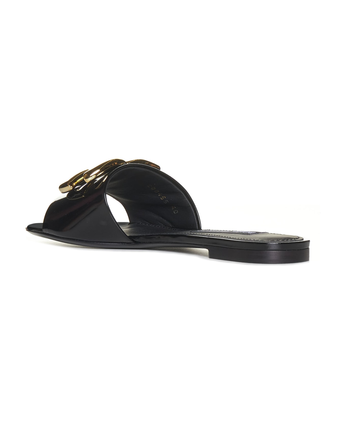 Dolce & Gabbana Dg Logo Slide - Black