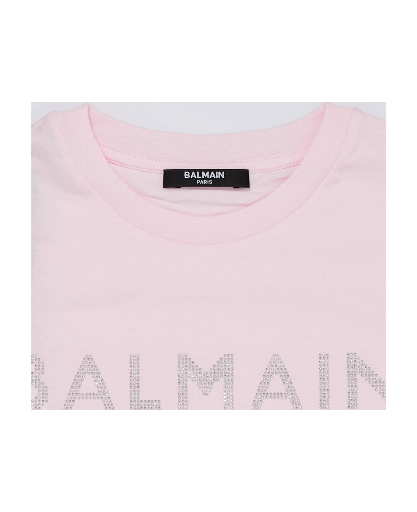 Balmain T-shirt T-shirt - ROSA-ARGENTO