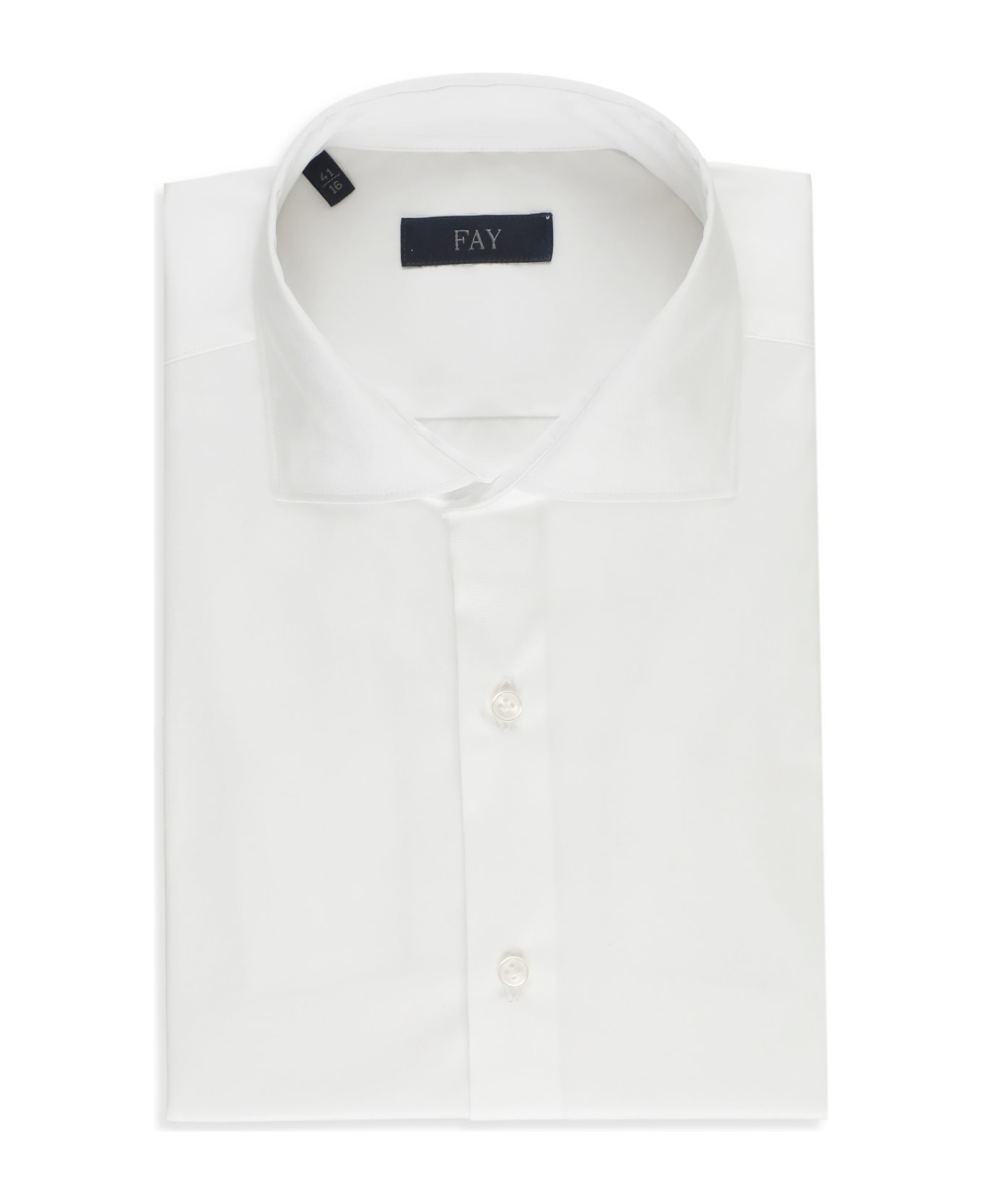 Fay Cotton Shirt - Bianco